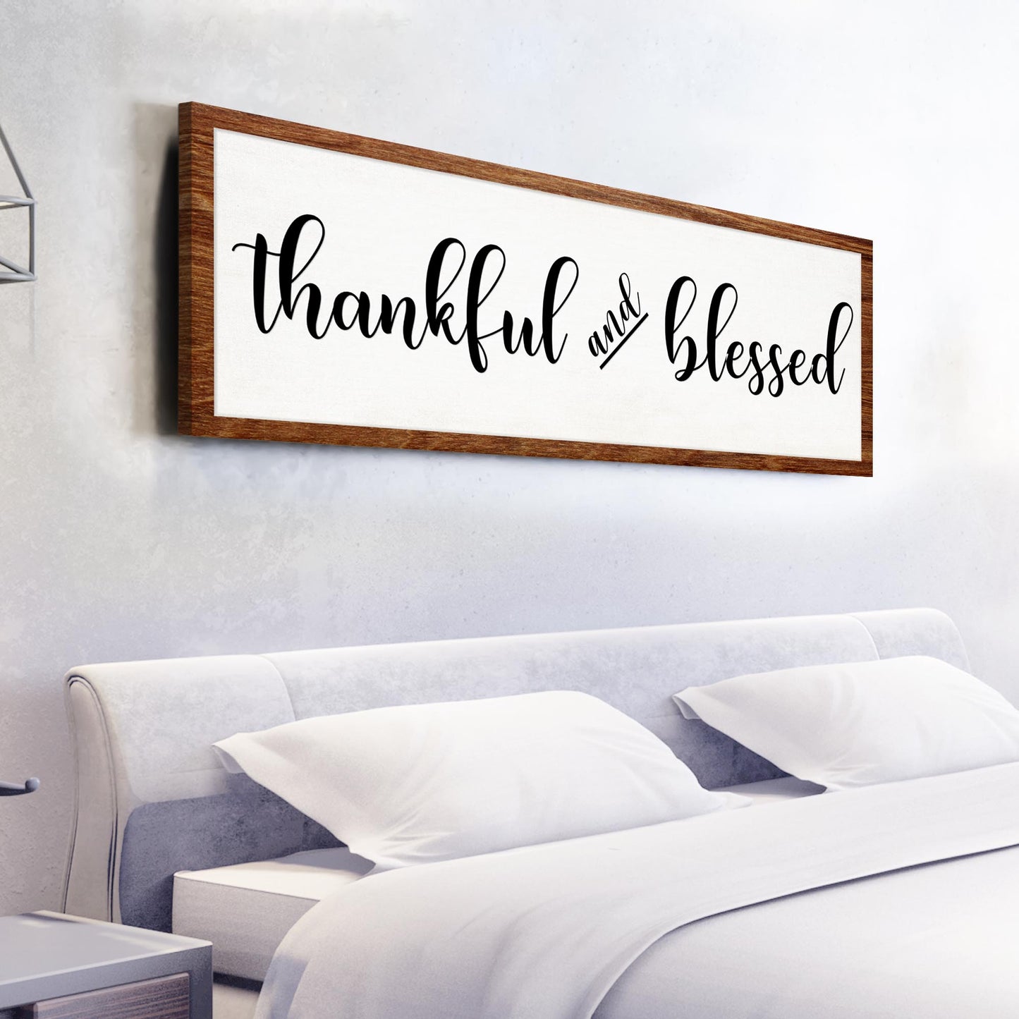 Thankful And Blessed Sign - Image by Tailored Canvases