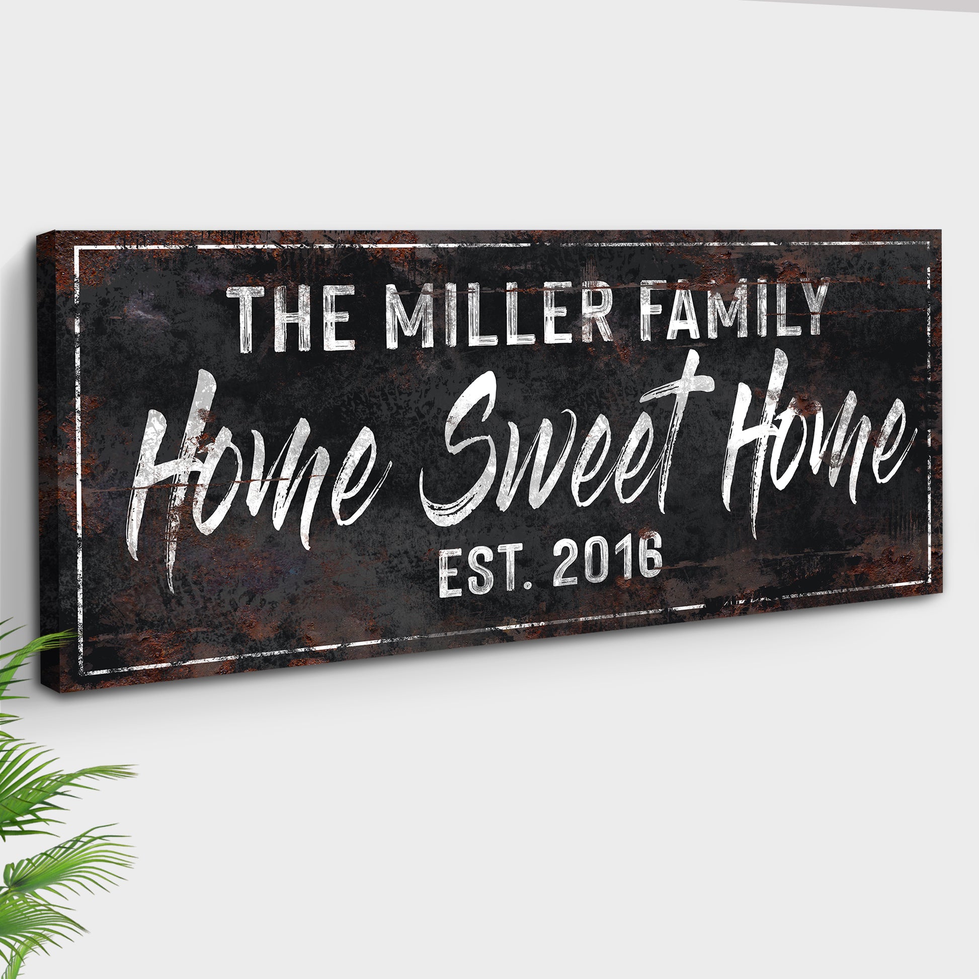 Home Sweet Home Sign II | Customizable Canvas Style 2 - Image by Tailored Canvases