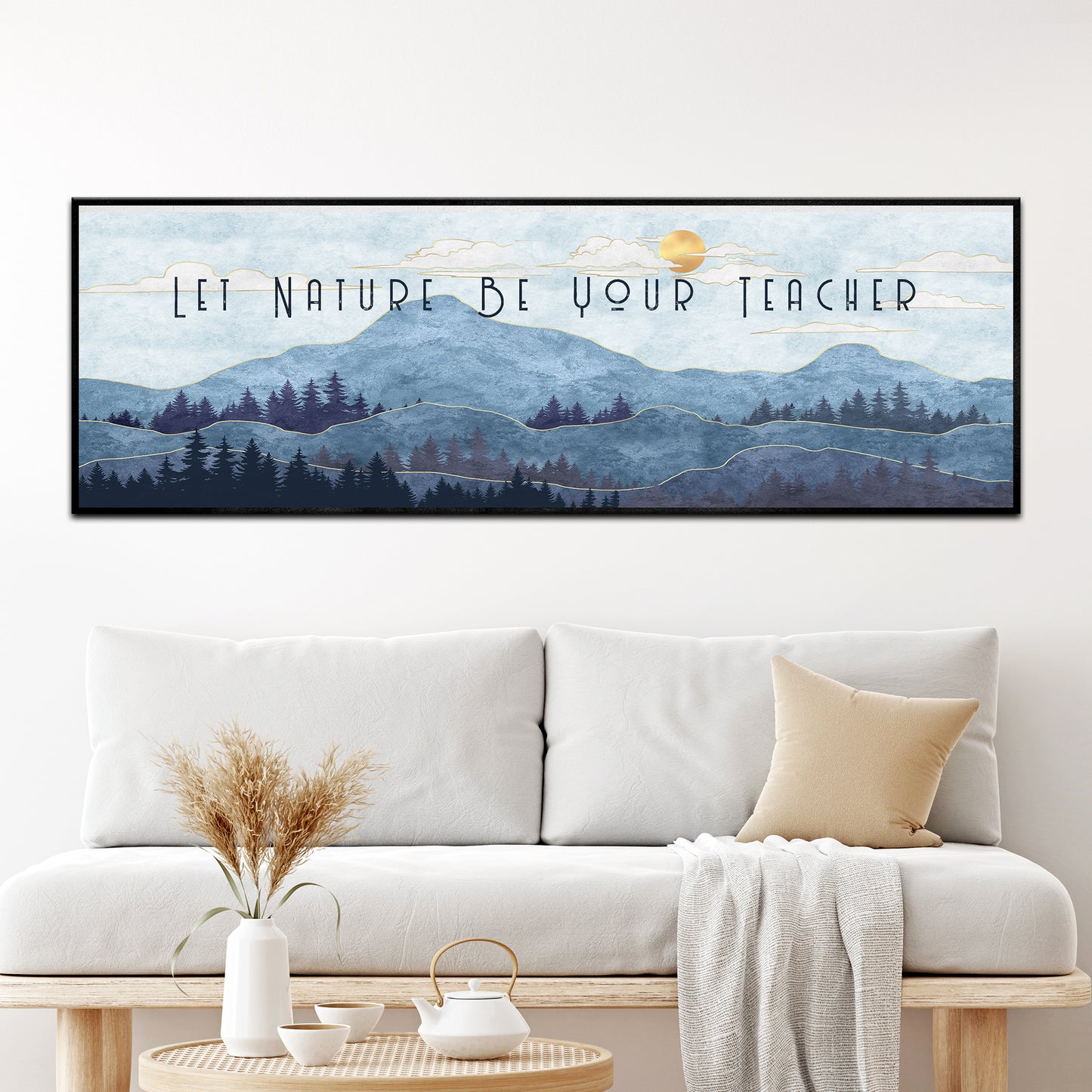 Let Nature Be Your Teacher Sign Style 2 - Image by Tailored Canvases