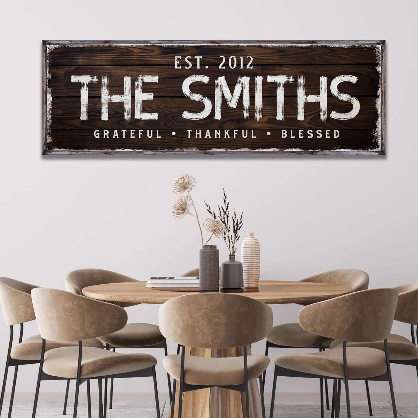 Thanksgiving Family Sign II Style 2 - Image by Tailored Canvases