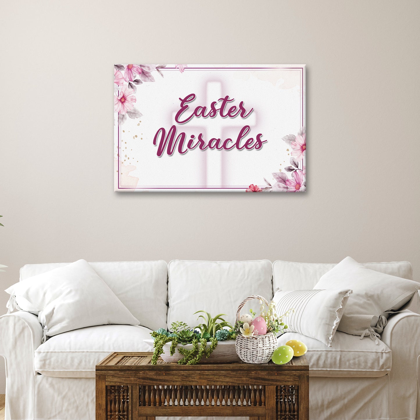 Easter Miracles Sign - Image by Tailored Canvases
