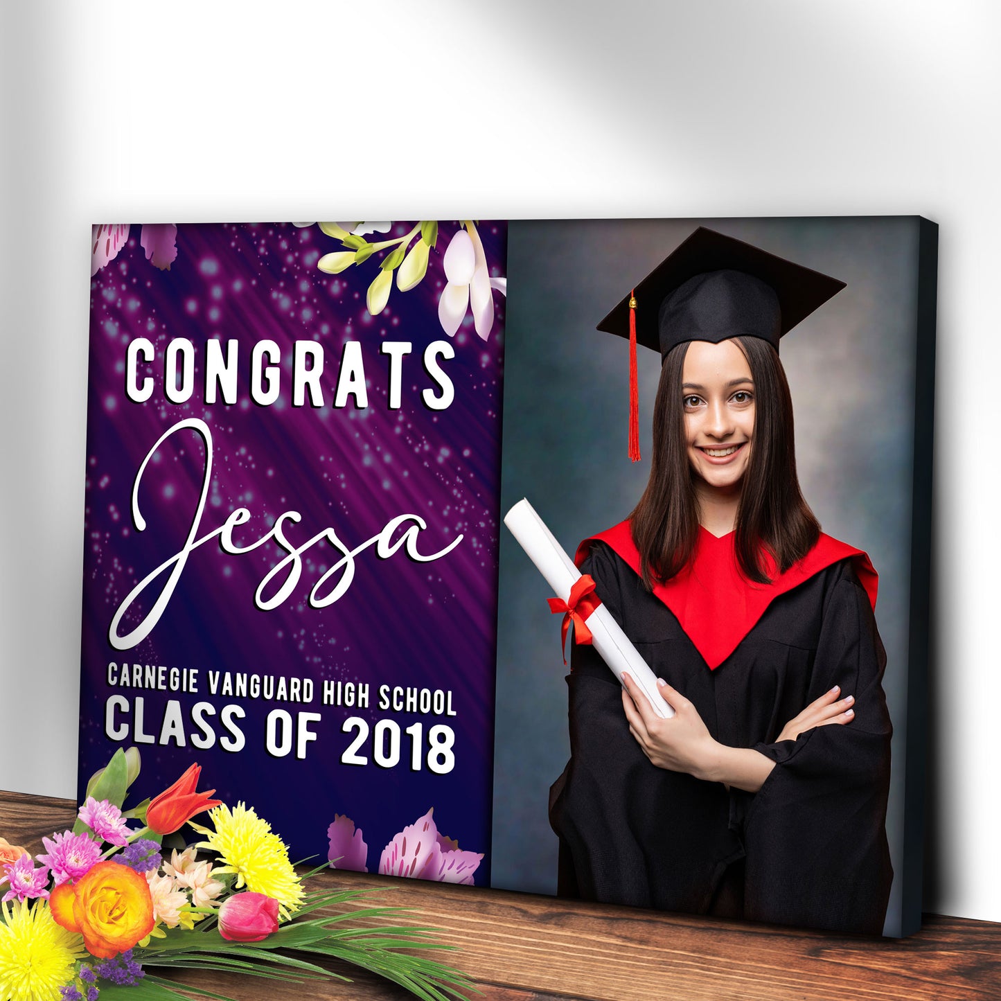 Graduation Gift Sign II Style 2 - Image by Tailored Canvases
