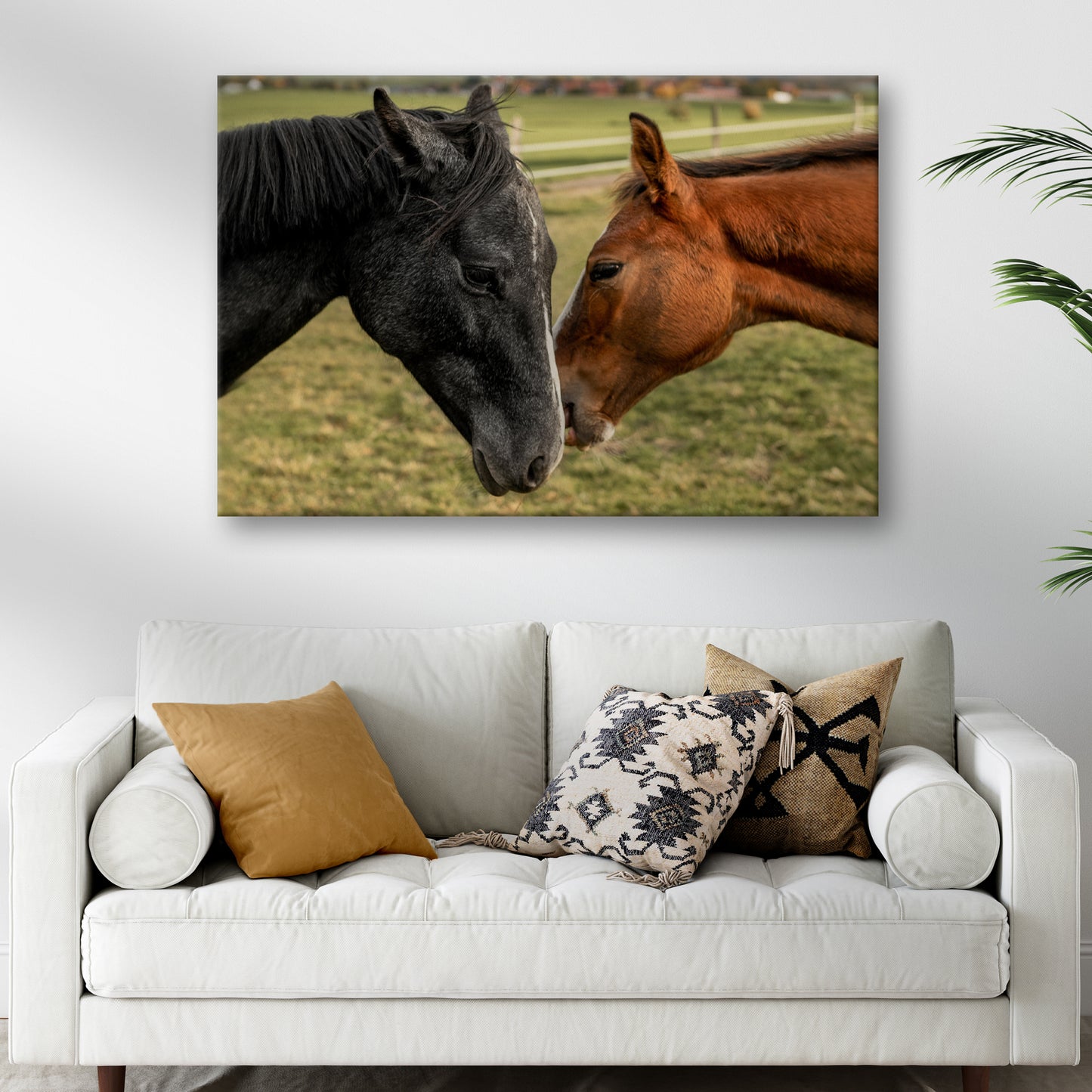 Horse Lovers Canvas Wall Art Style 2 - Image by Tailored Canvases