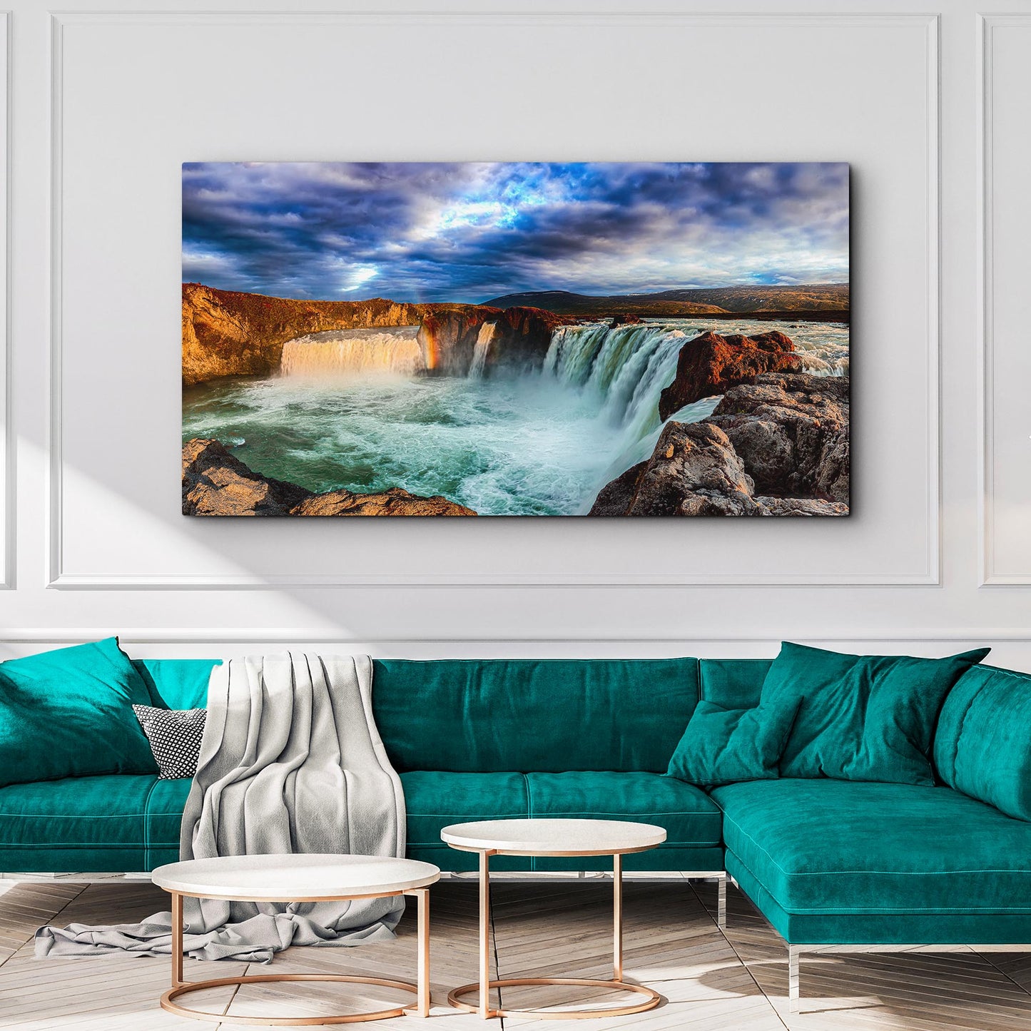 Waterfalls Canvas Wall Art Style 2 - Image by Tailored Canvases