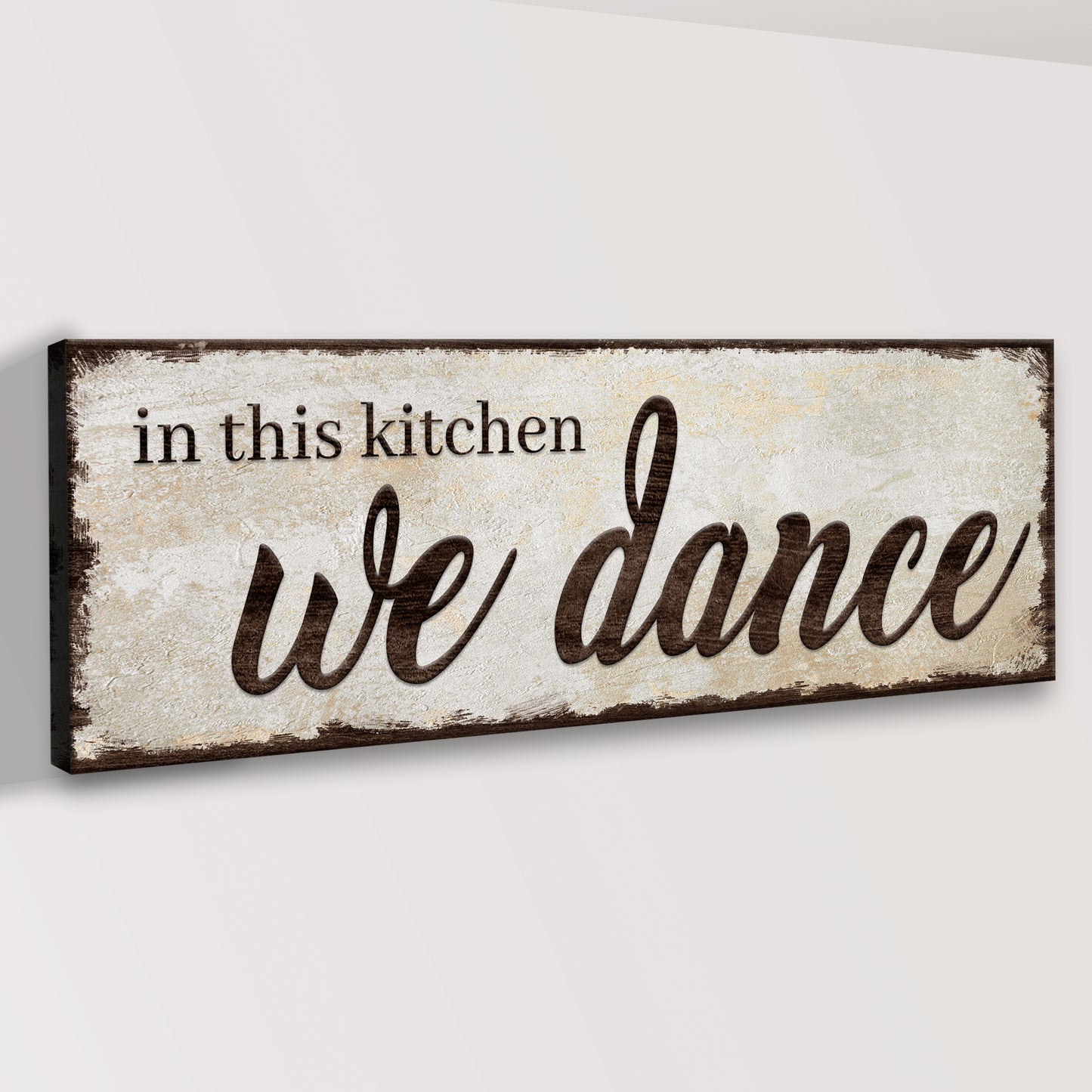 In This Kitchen We Dance Sign Style 2 - Image by Tailored Canvases