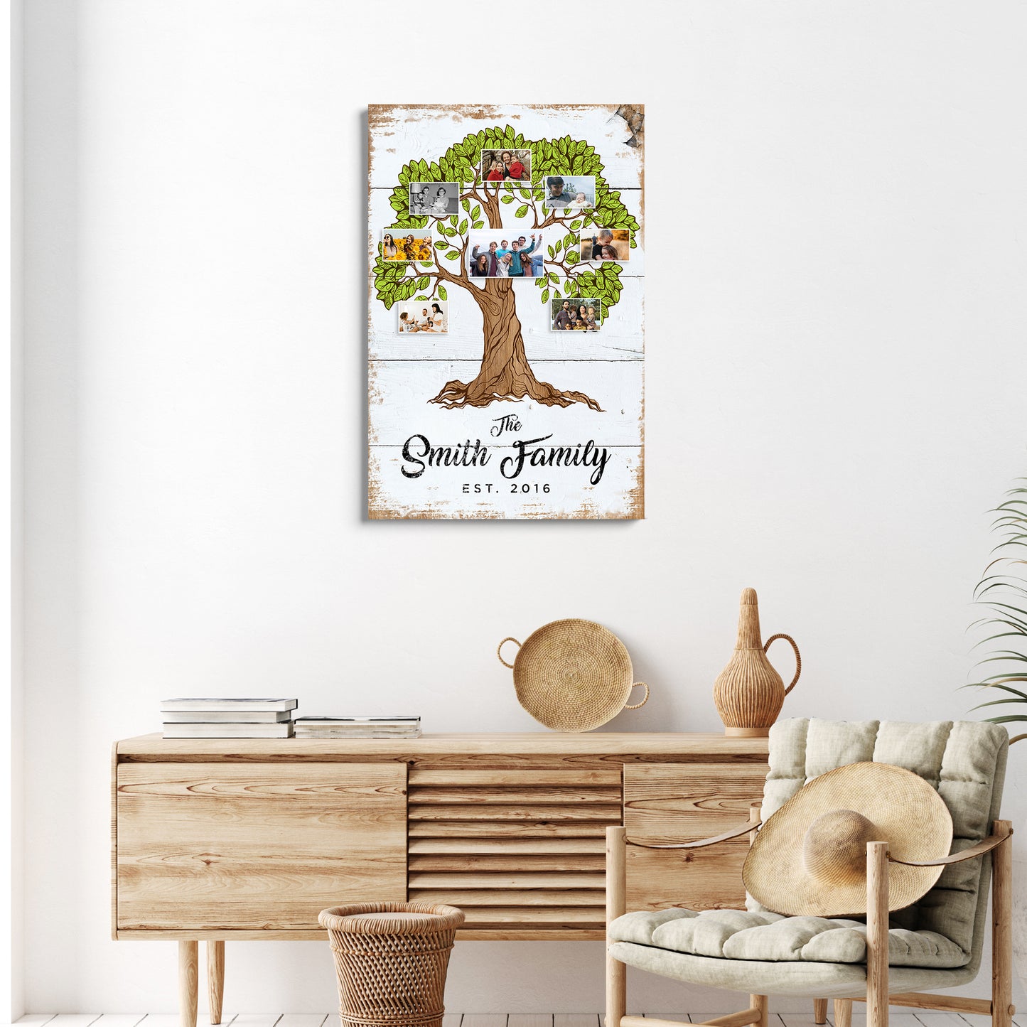 Family Tree Sign X | Customizable Canvas  - Image by Tailored Canvases