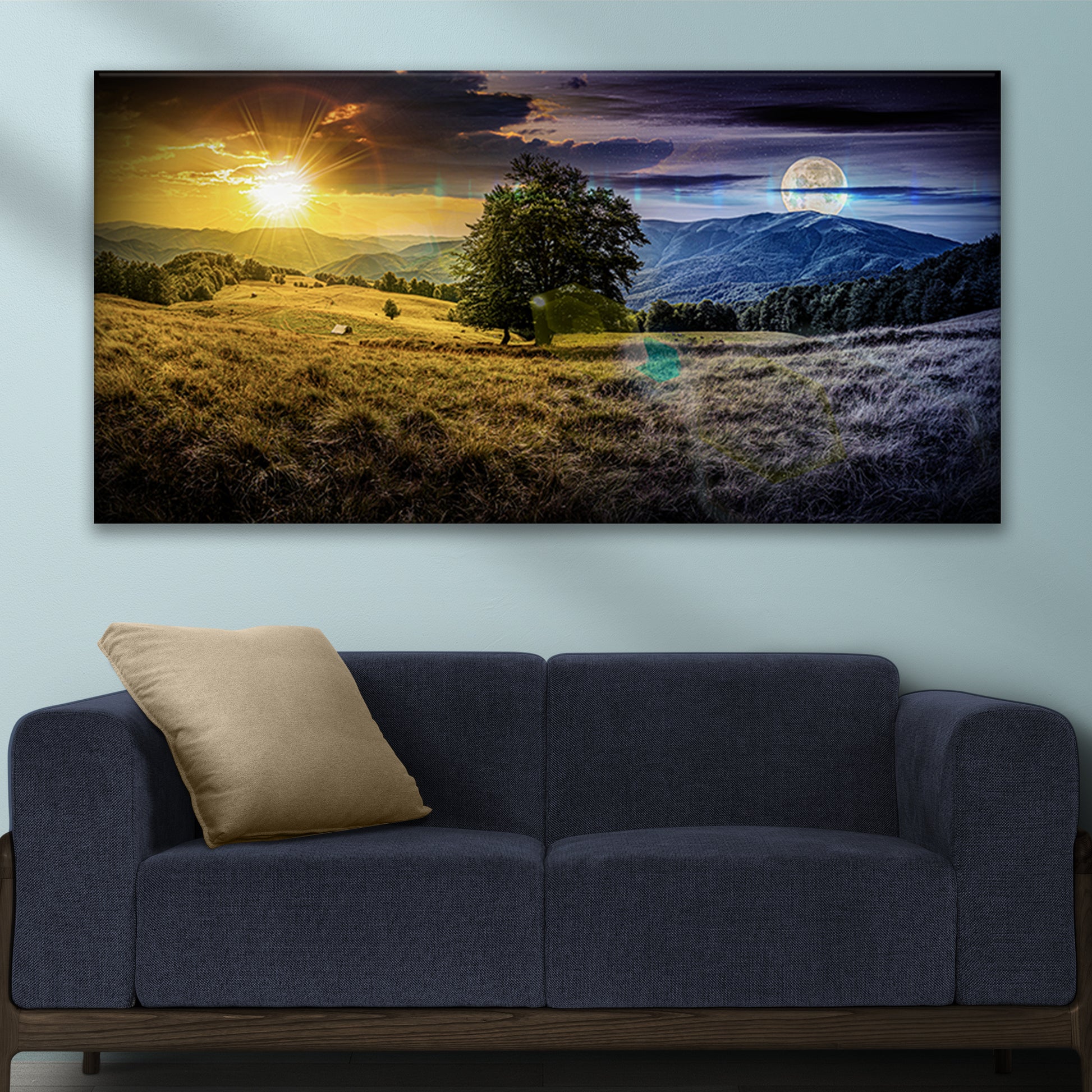 Valley Equinox Canvas Wall Art Style 2 - Image by Tailored Canvases