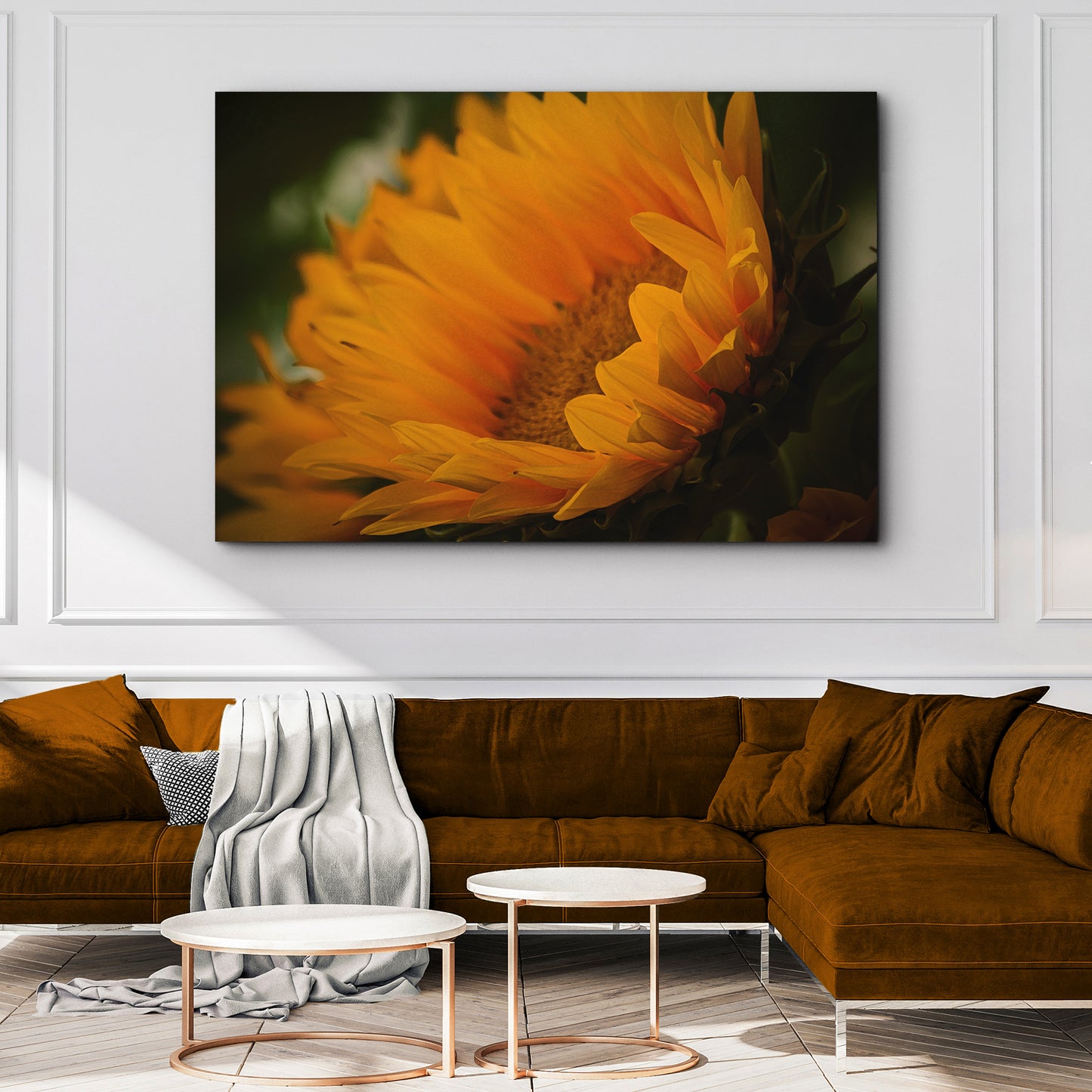 Last Of The Sunflowers Canvas Wall Art Style 2 - Image by Tailored Canvases