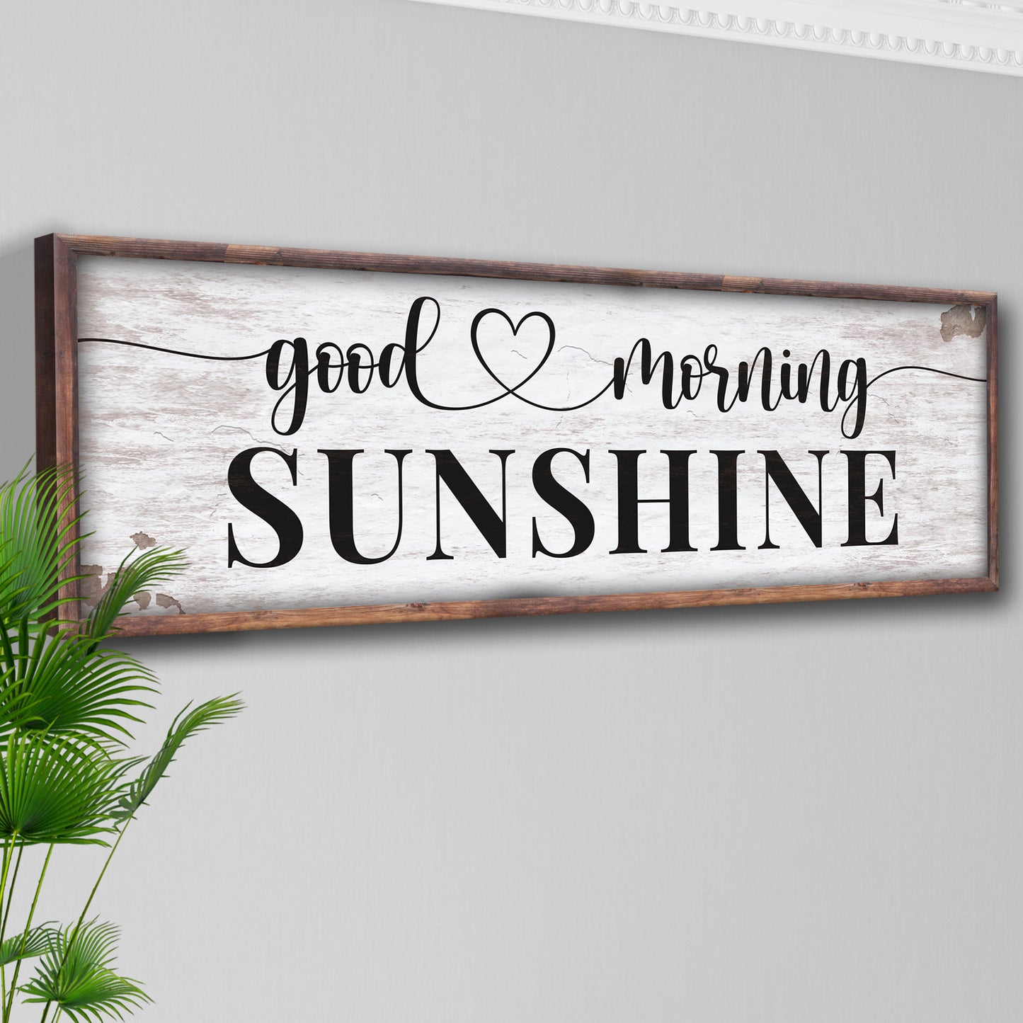 Good Morning Sunshine Sign Style 2 - Image by Tailored Canvases
