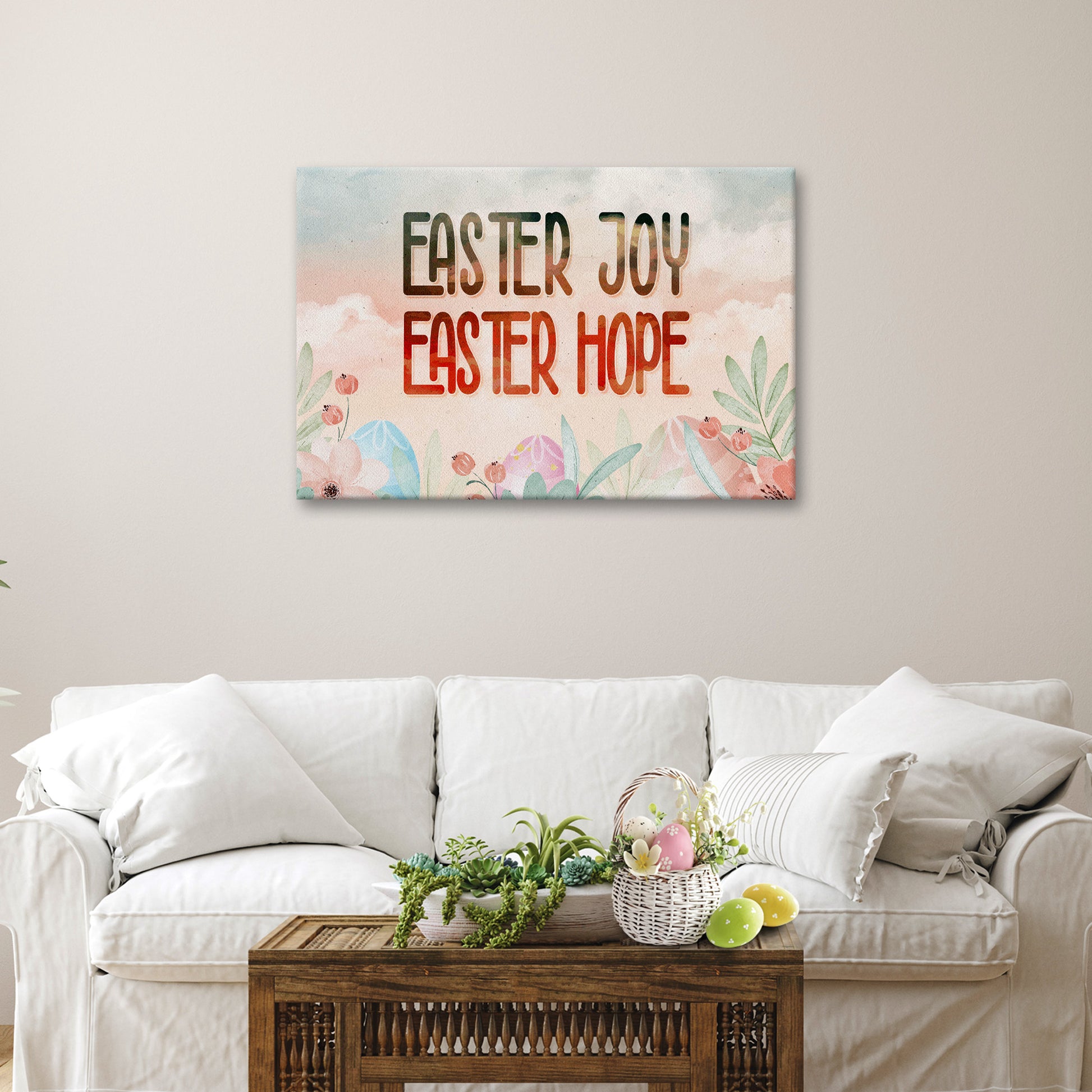 Easter Joy, Easter Hope Sign - Image by Tailored Canvases