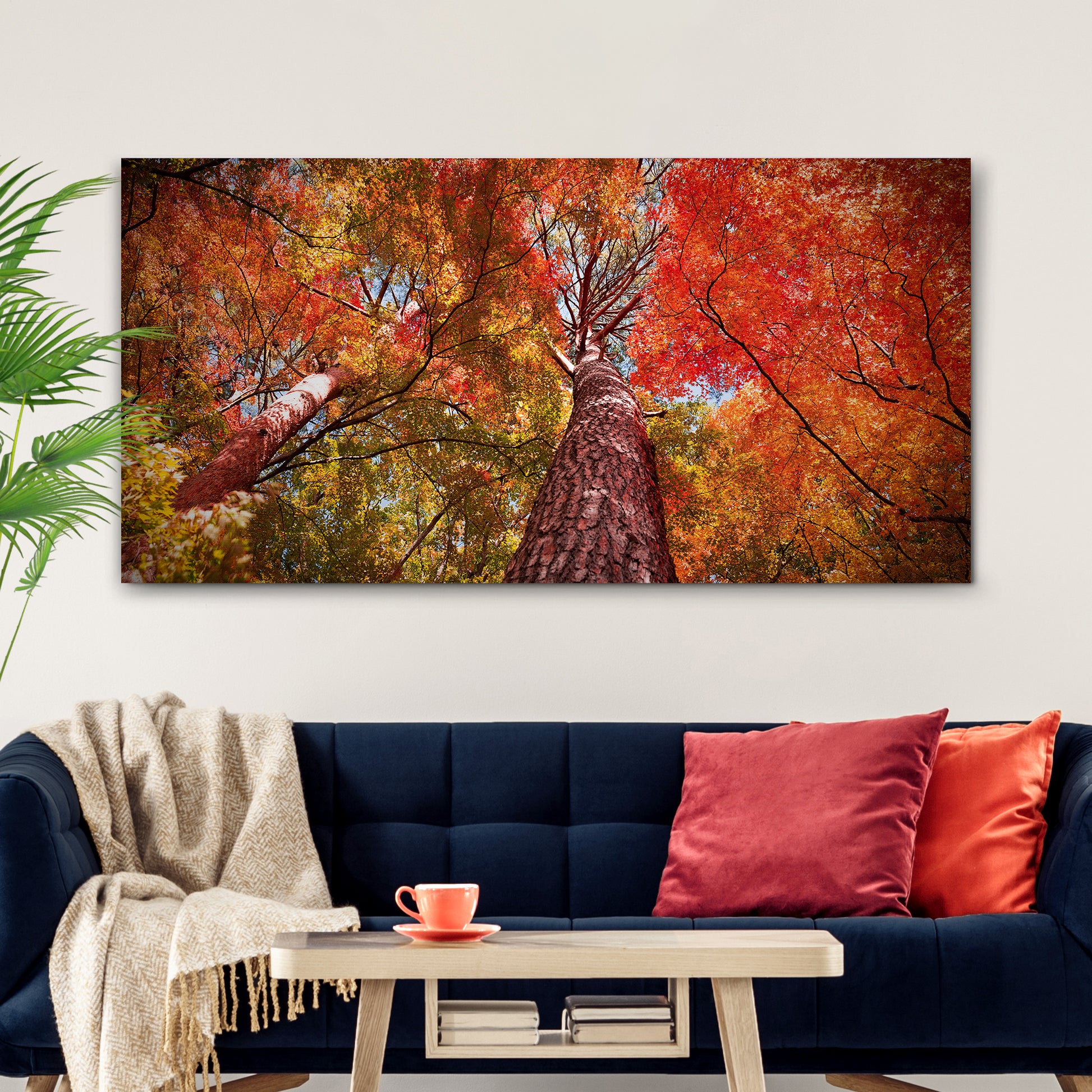 Under The Maple Trees On A Beautiful Morning Canvas Wall Art Style 2 - Image by Tailored Canvases