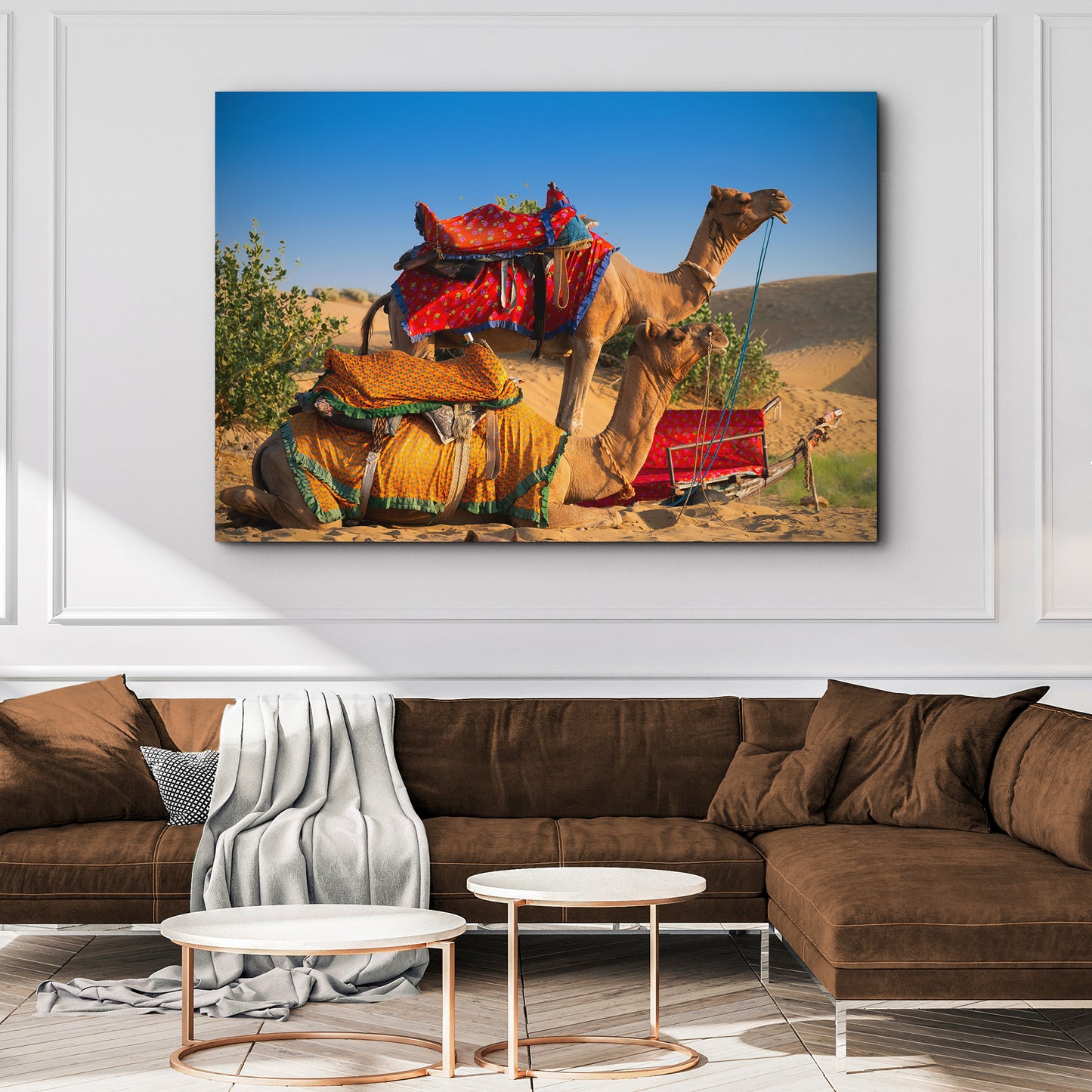 Camel Ride Canvas Wall Art Style 2 - Image by Tailored Canvases