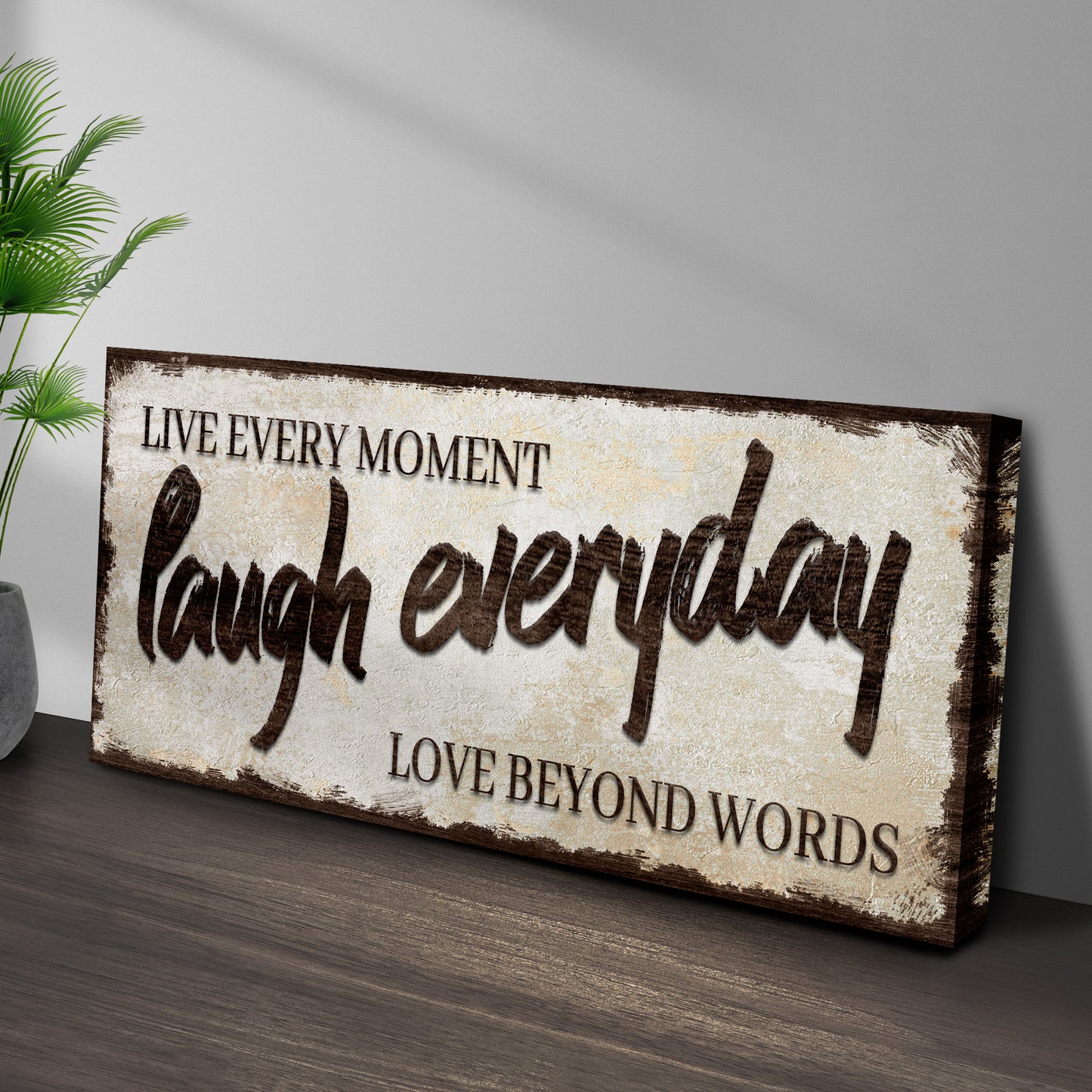 Live Laugh Love Sign V Style 2 - Image by Tailored Canvases