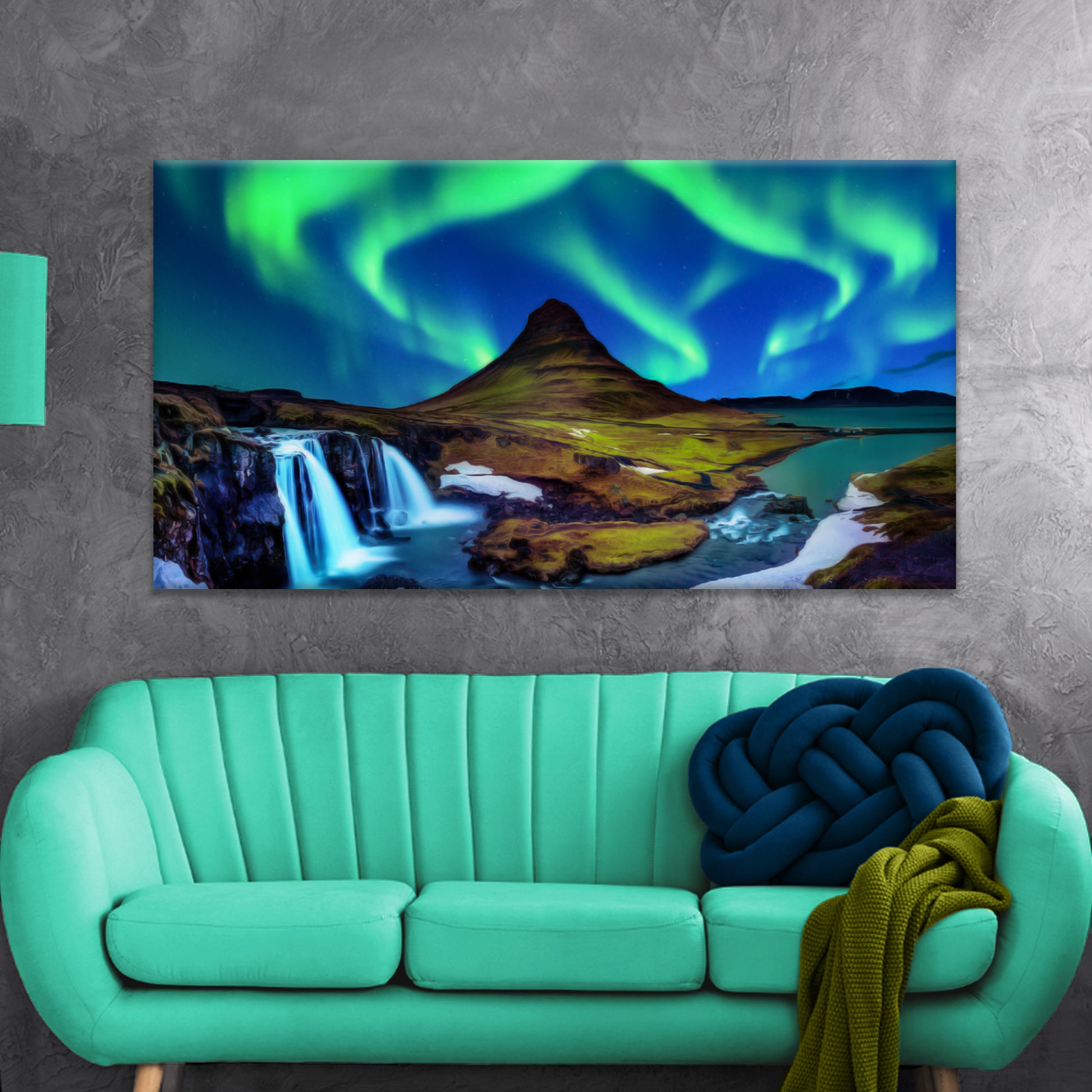 Northern Lights Canvas Wall Art Style 2 - Image by Tailored Canvases