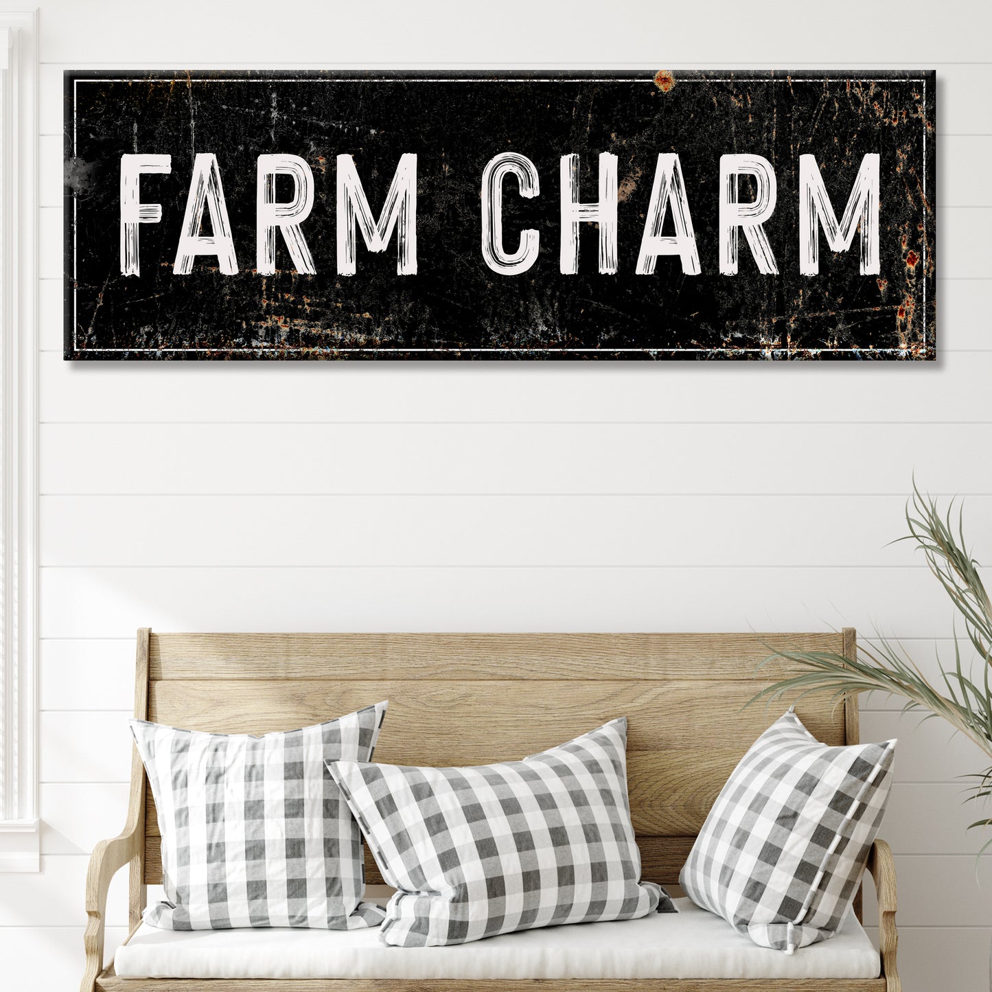 Farm Charm Sign Style 2 - Image by Tailored Canvases