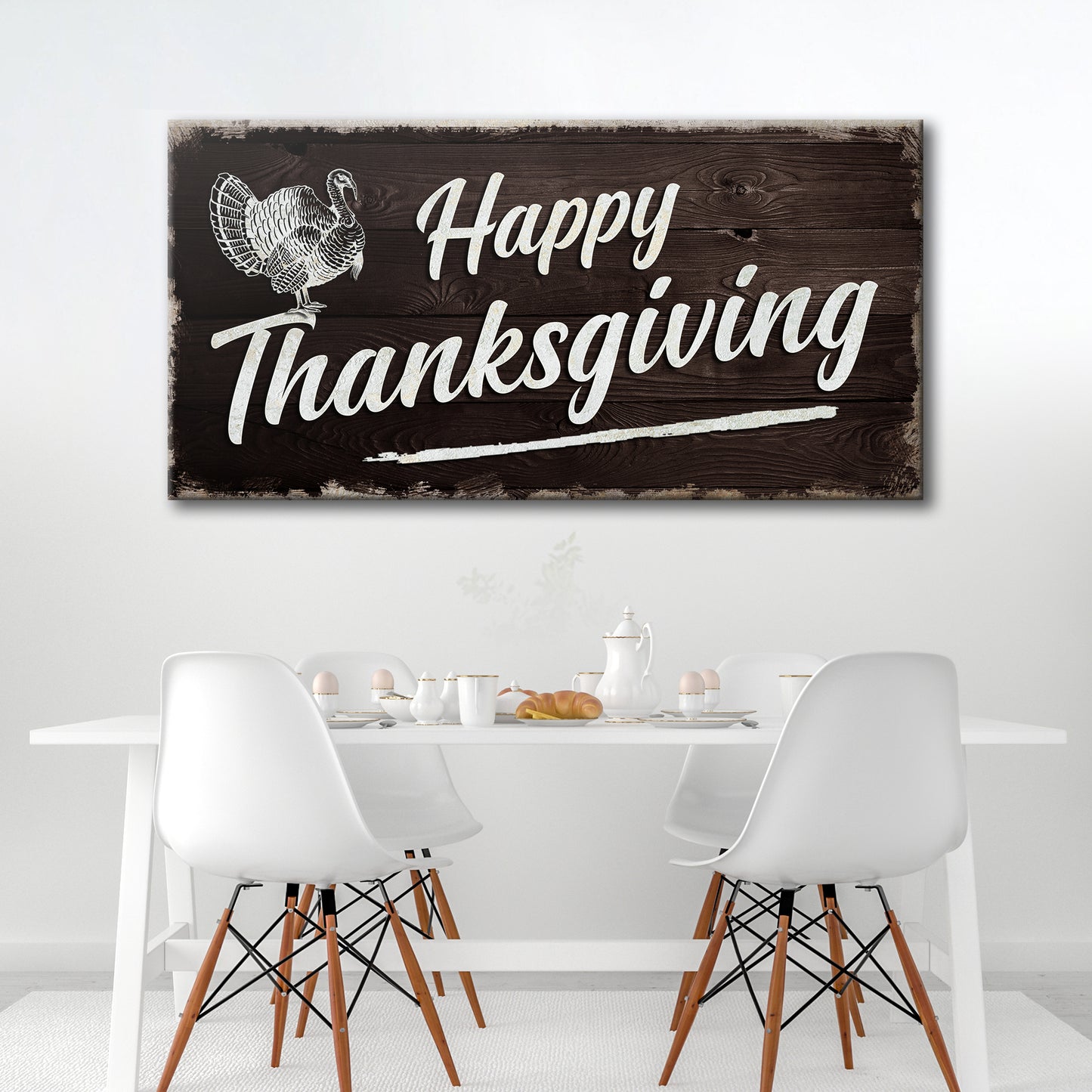 Happy Thanksgiving Sign II Style 2 - Image by Tailored Canvases