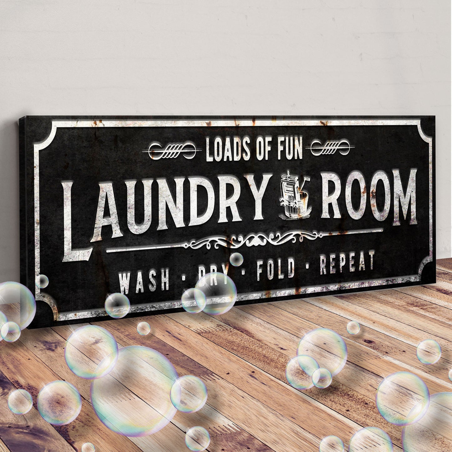 Laundry Room Sign III Style 2 - Image by Tailored Canvases