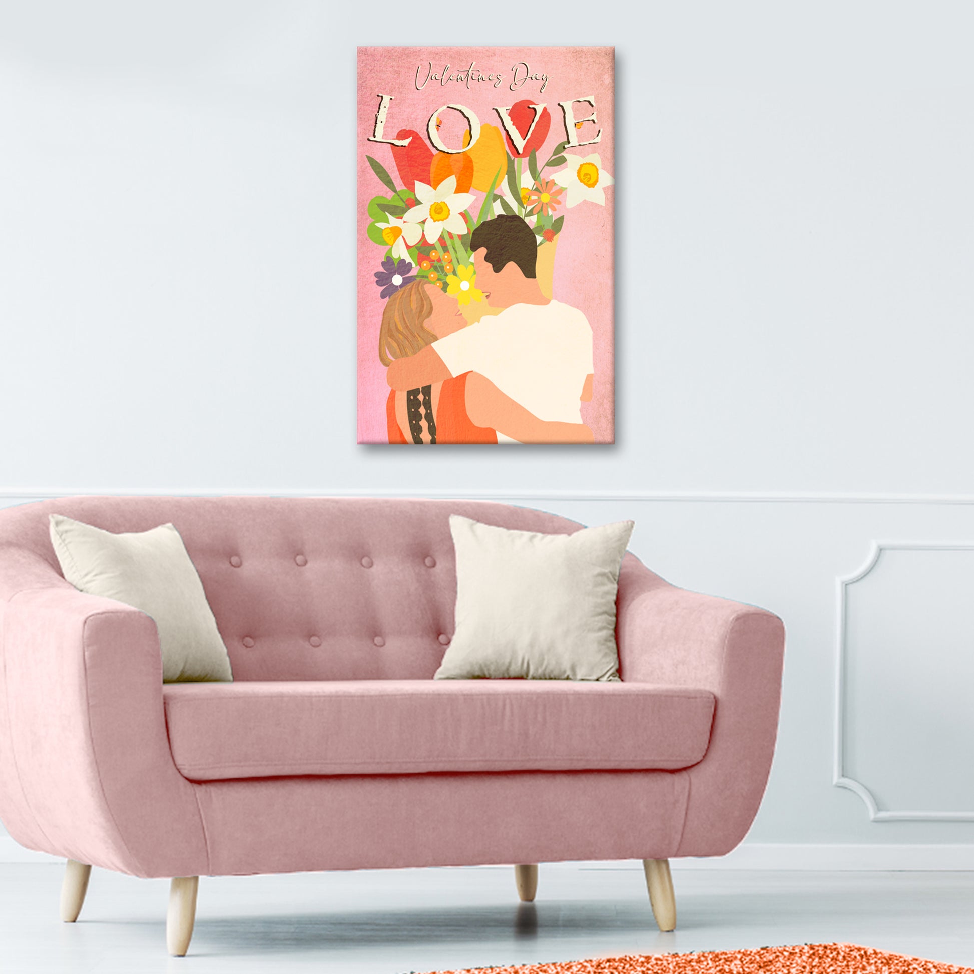 Valentine Love Bouquet Sign - Image by Tailored Canvases