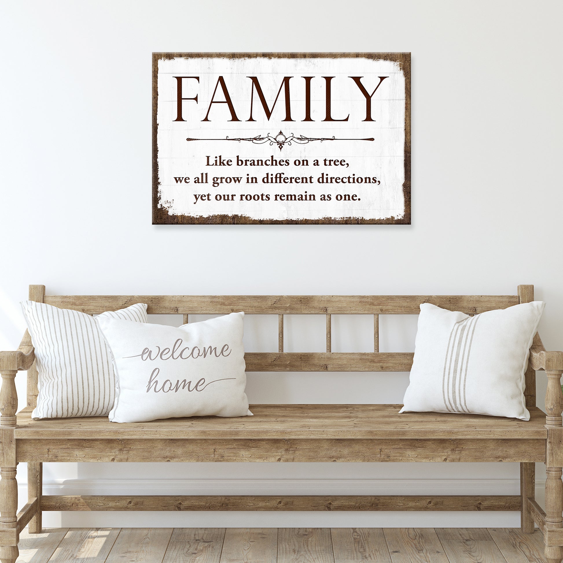 Family Is Like Branches On A Tree Sign III Style 2 - Image by Tailored Canvases