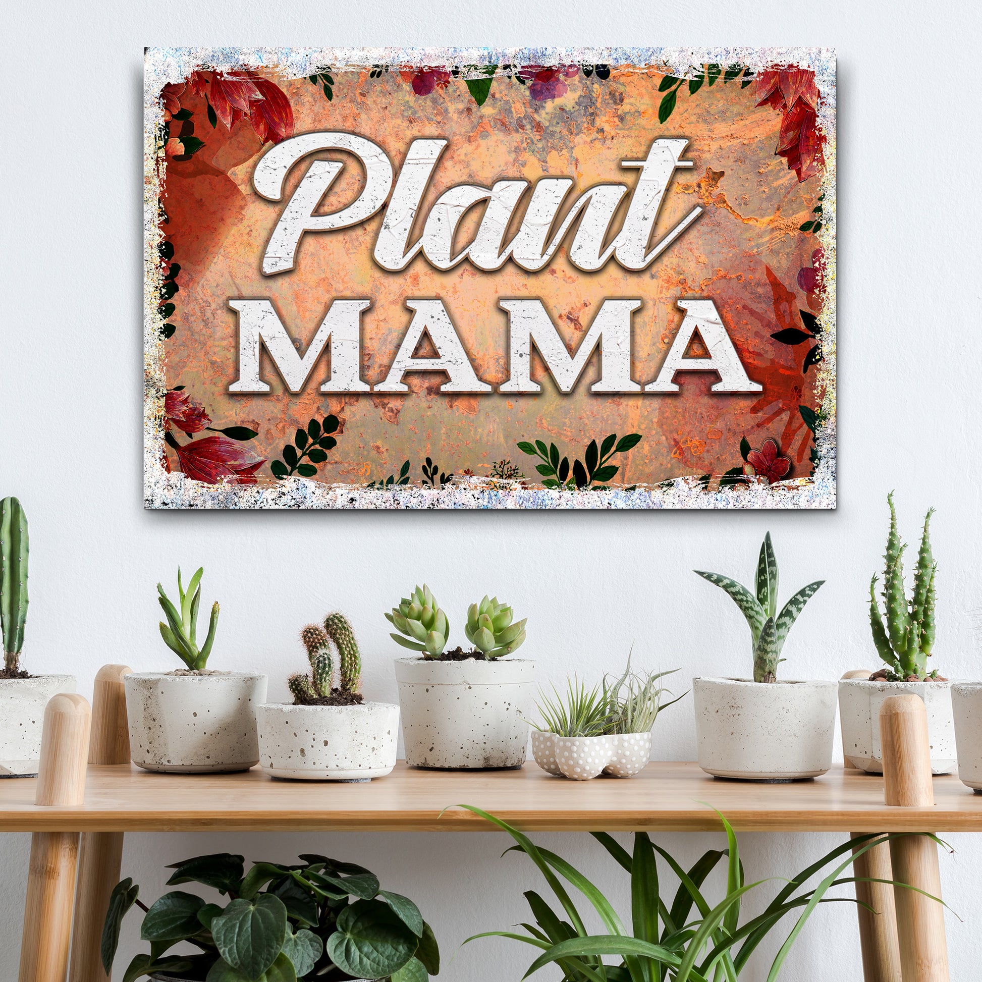 Plant Mama Sign Style 2 - Image by Tailored Canvases