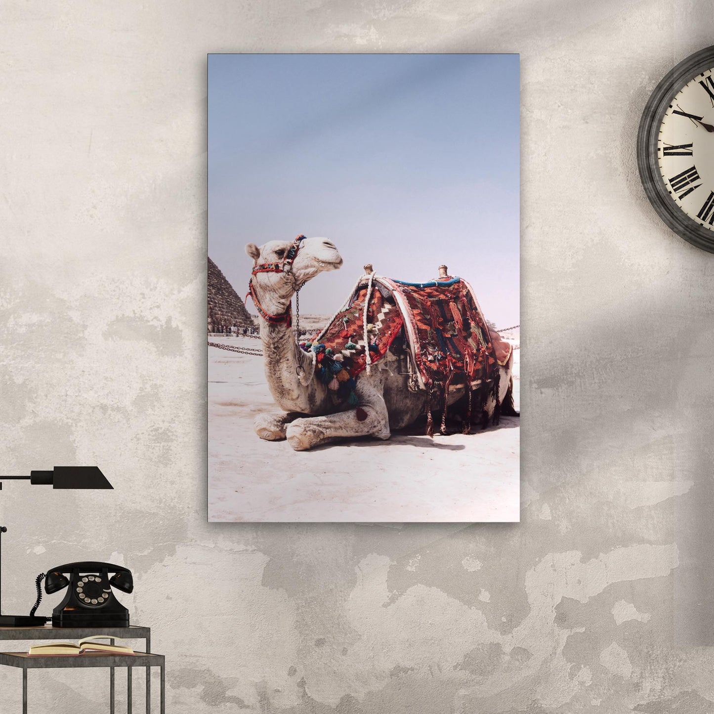 Egypt Camel Canvas Wall Art Style 2 - Image by Tailored Canvases
