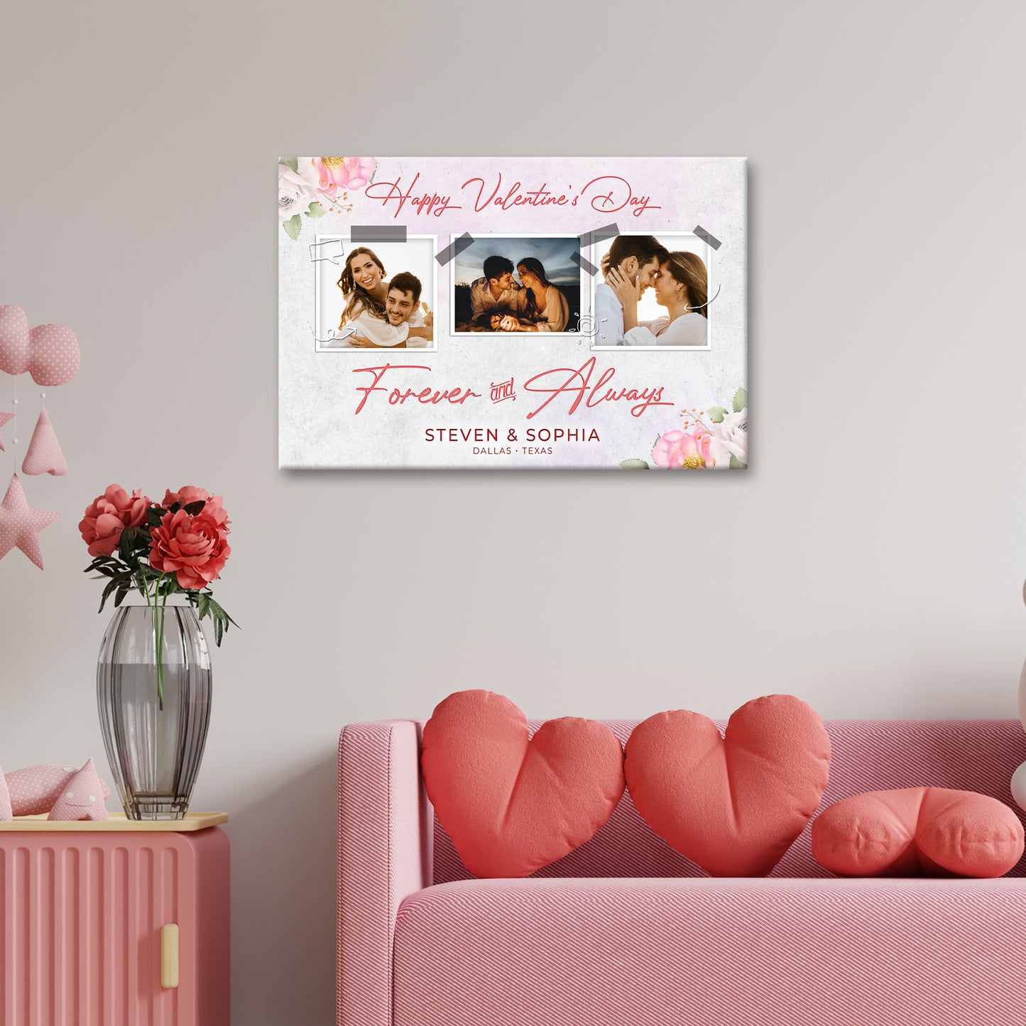 Forever And Always Romantic Sign - Image by Tailored Canvases