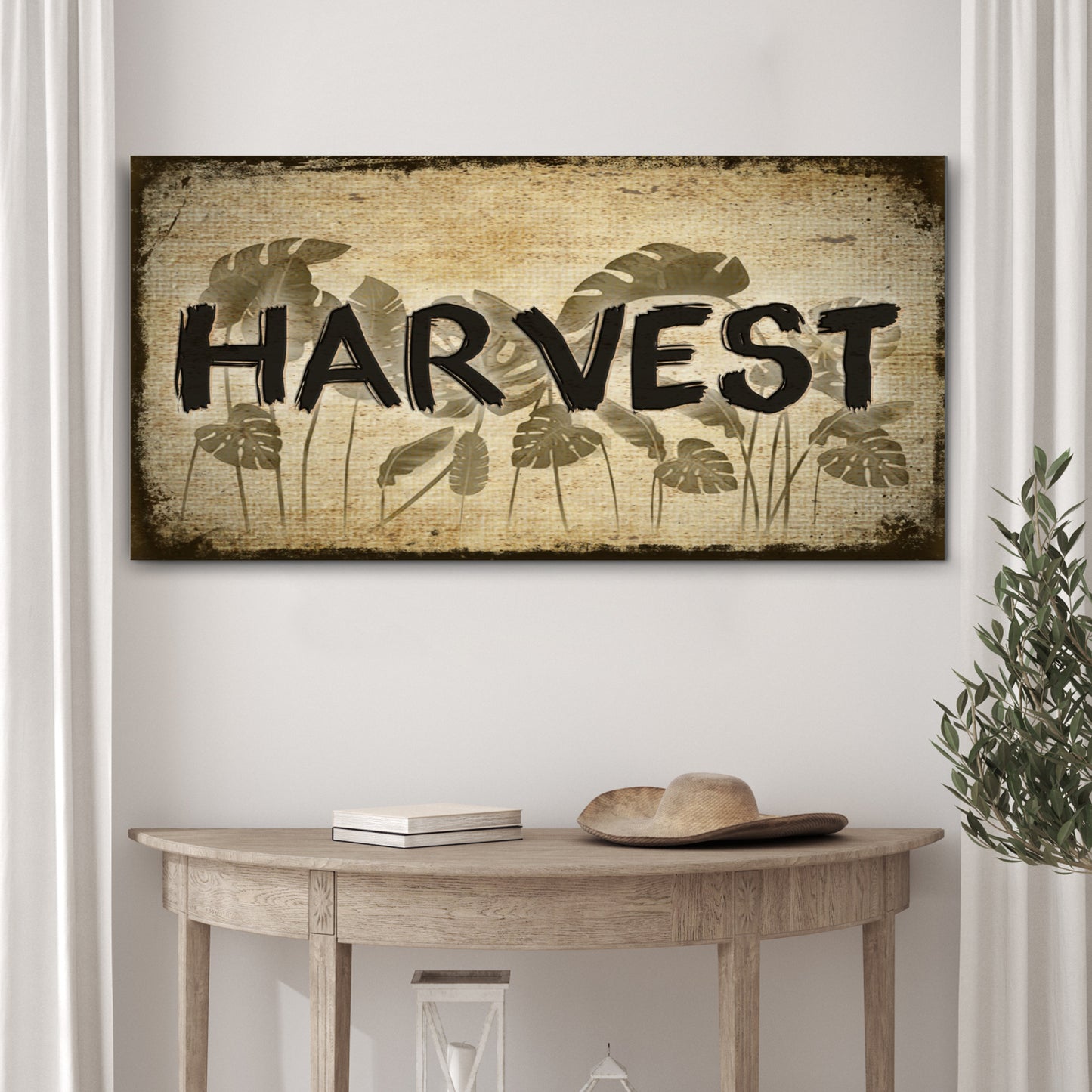 Harvest Thanksgiving Sign II Style 2 - Image by Tailored Canvases