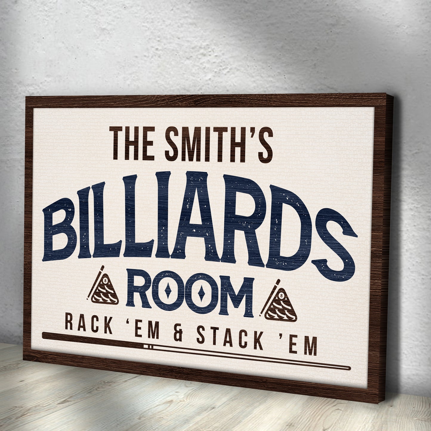 Rack Em Stack Em Billiards Room Sign II