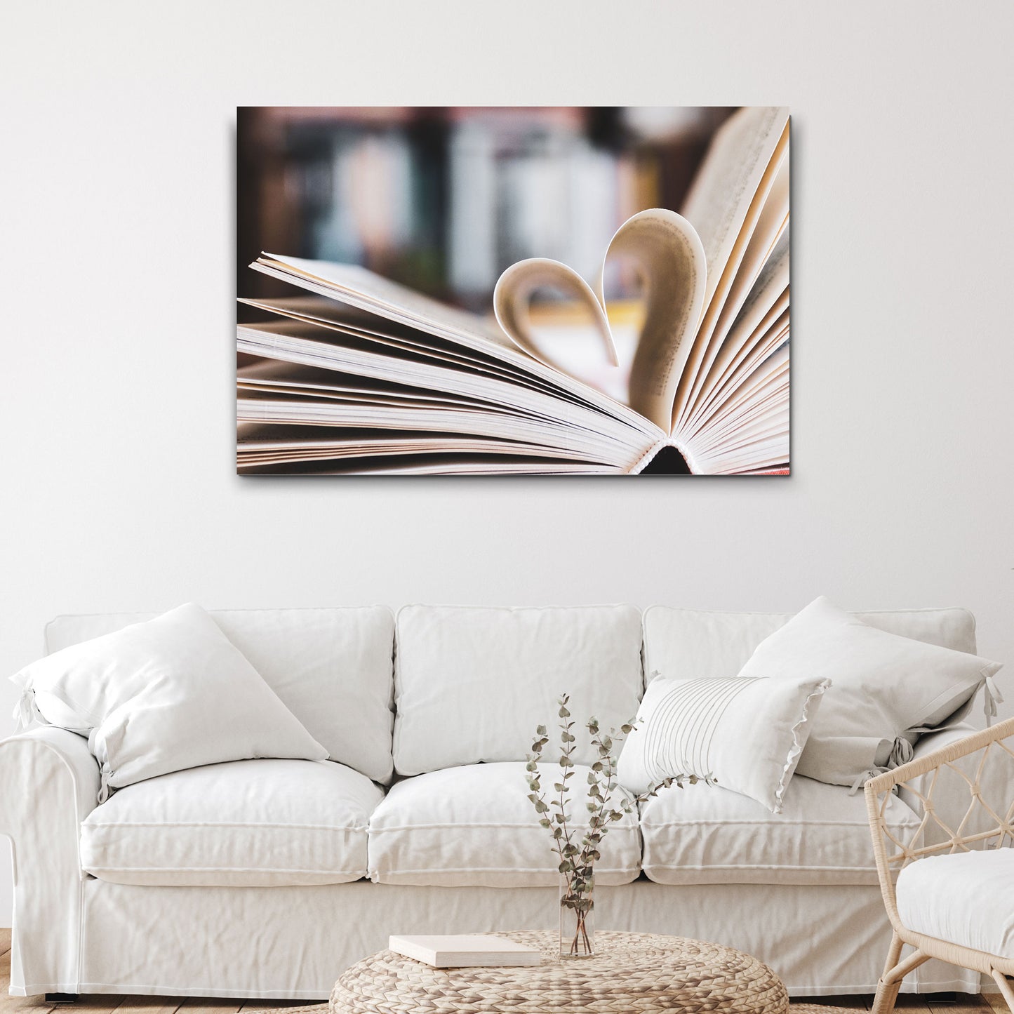 Decor Elements Book Lovers Canvas Wall Art  - Image by Tailored Canvases