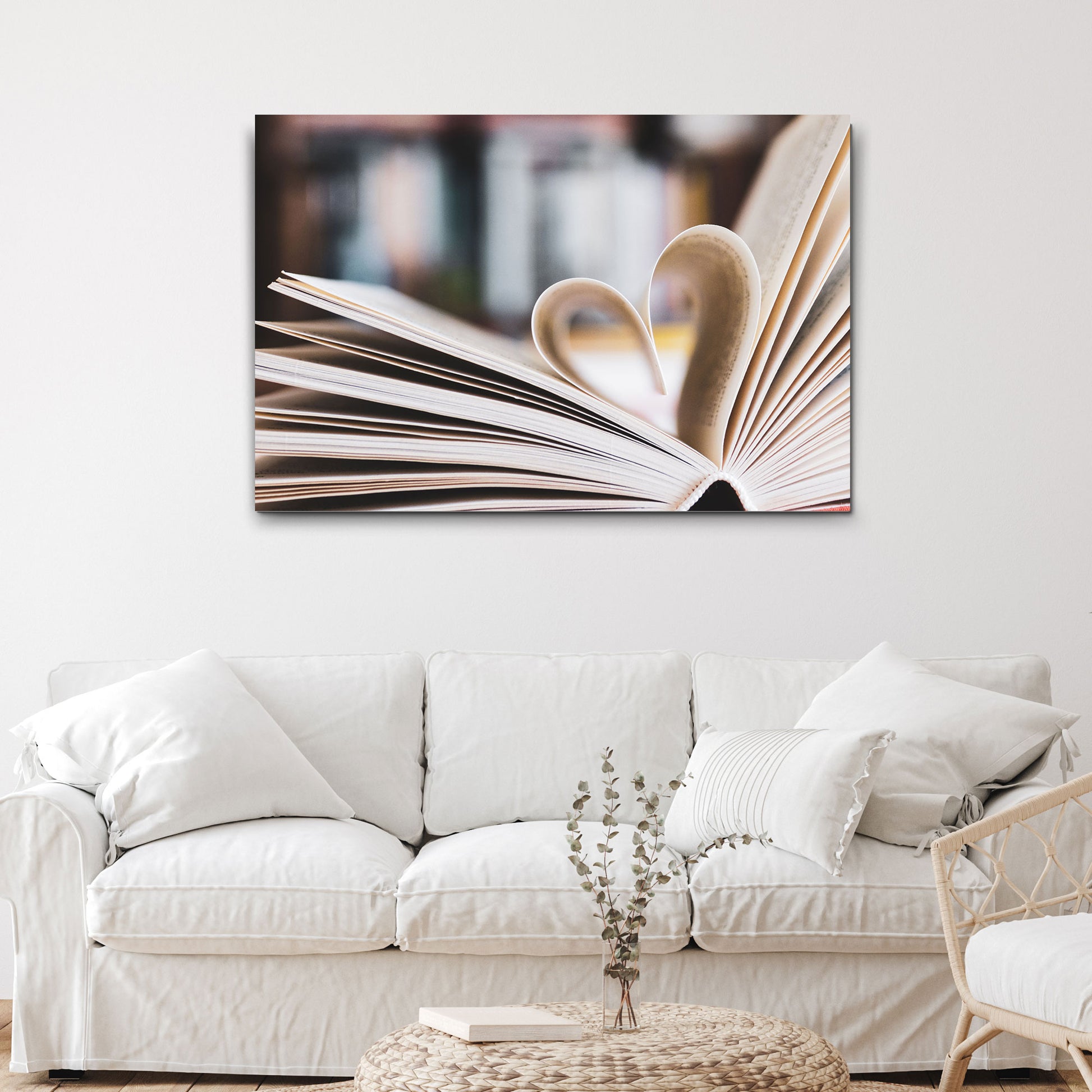 Decor Elements Book Lovers Canvas Wall Art  - Image by Tailored Canvases