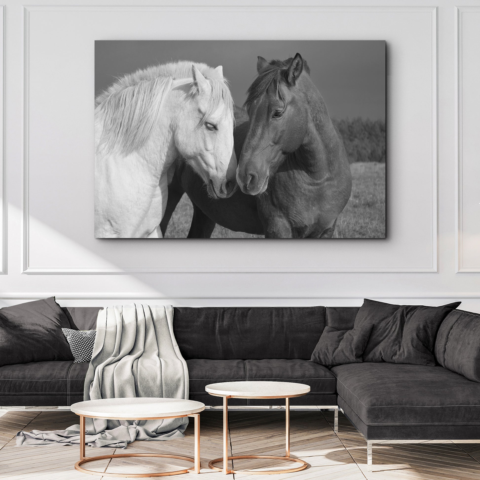 Horse Love Canvas Wall Art Style 2 - Image by Tailored Canvases