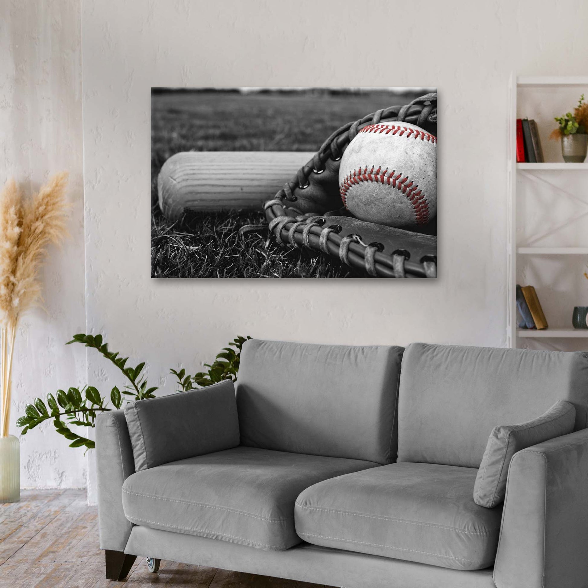 Baseball Pop Canvas Wall Art - Image by Tailored Canvases