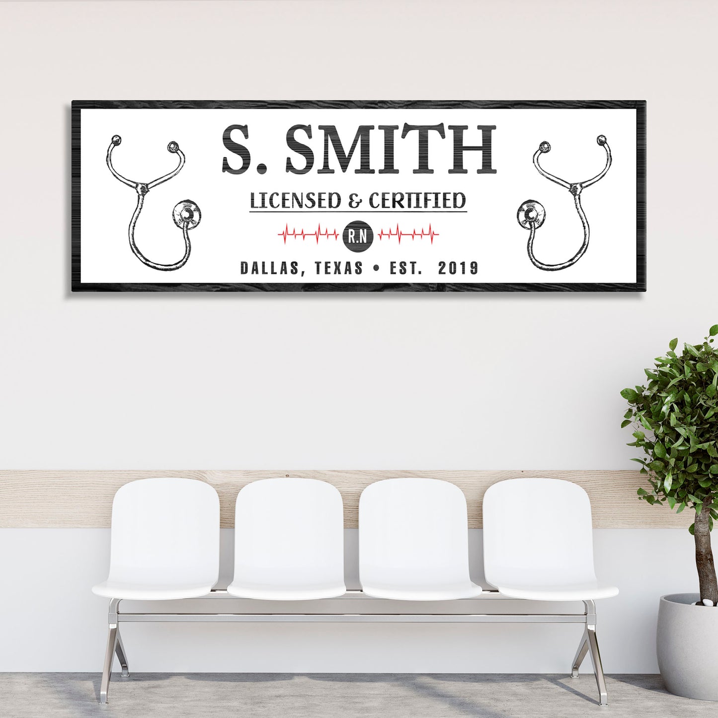 Registered Nurse Sign Style 3 - Image by Tailored Canvases