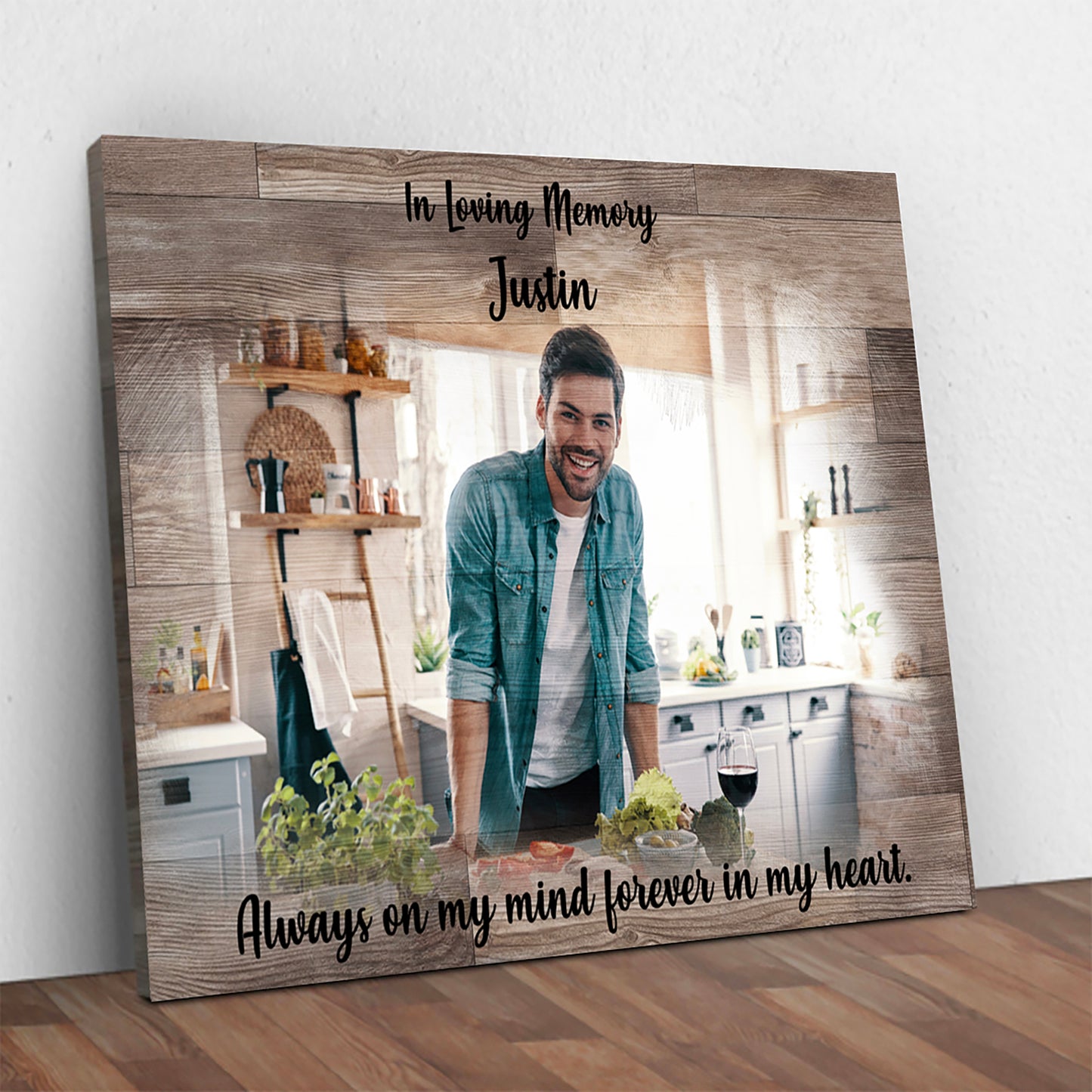 Loved Ones Snapshot Sign Style 3 - Image by Tailored Canvases