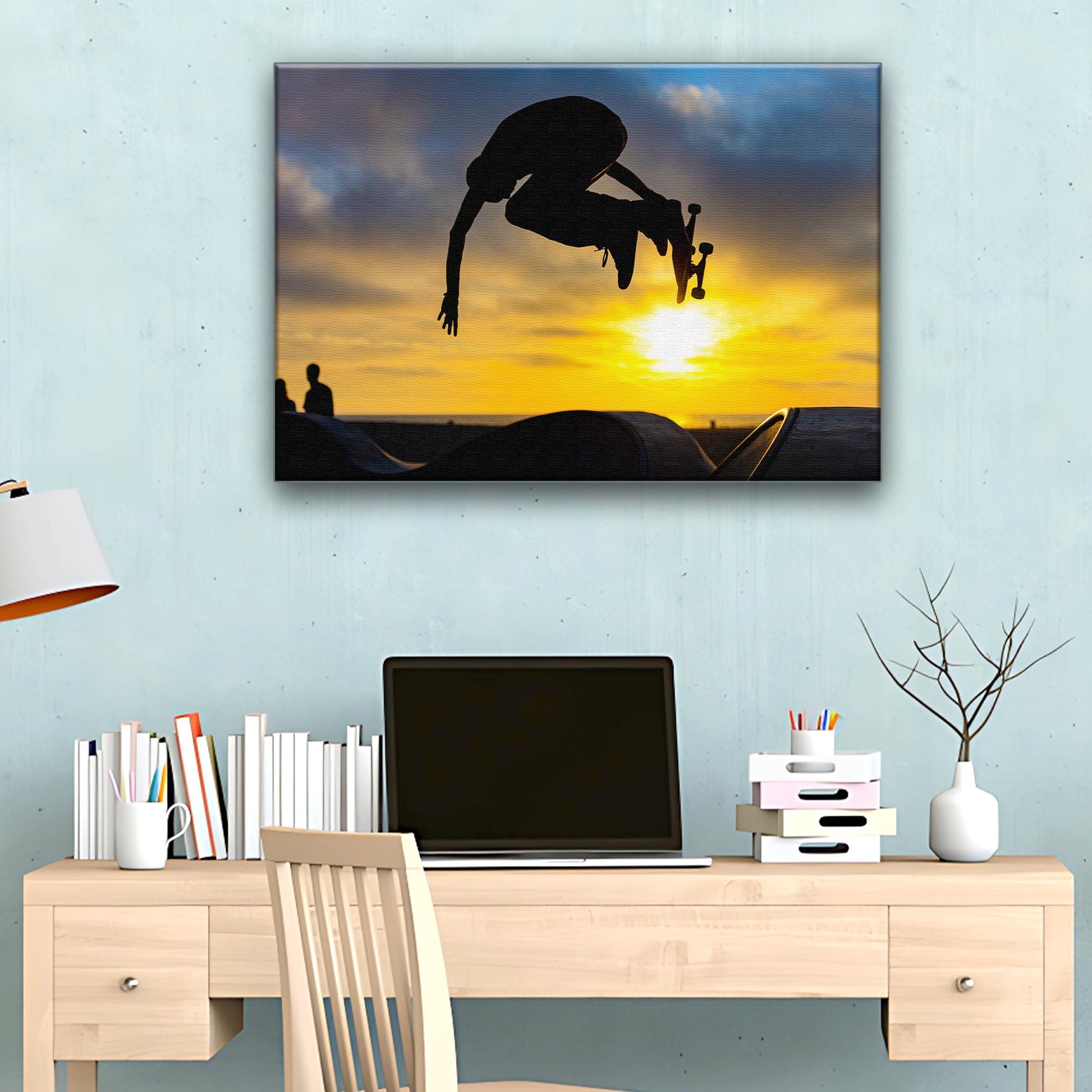Skateboard Ramp Canvas Wall Art  - Image by Tailored Canvases