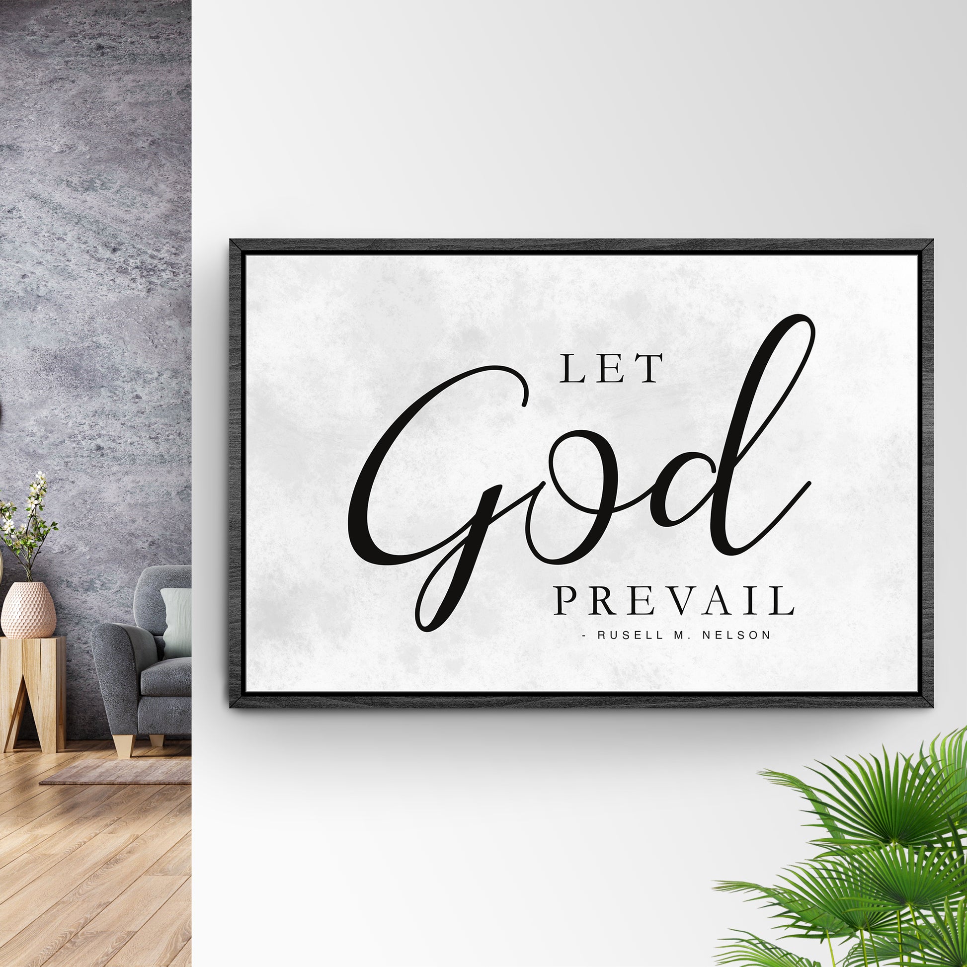 Let God Prevail Sign II Style 1 - Image by Tailored Canvases