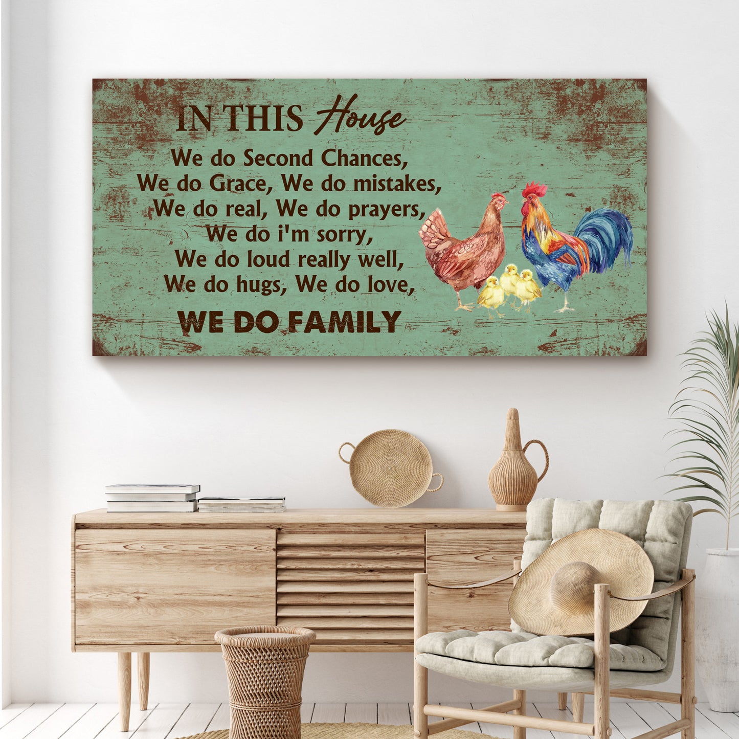 In This House, We Do Family Sign II Style 2 - Image by Tailored Canvases