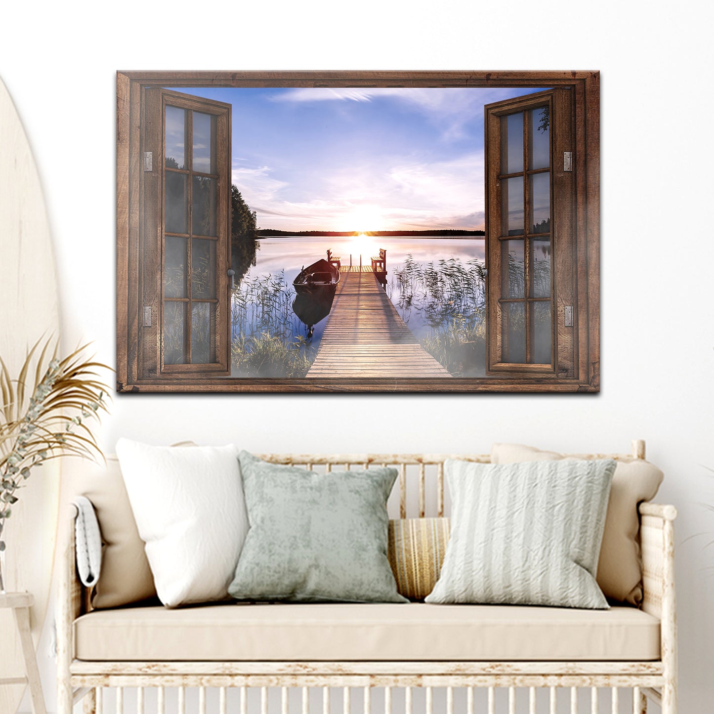 Calming Lake Scenery Style 2 - Image by Tailored Canvases
