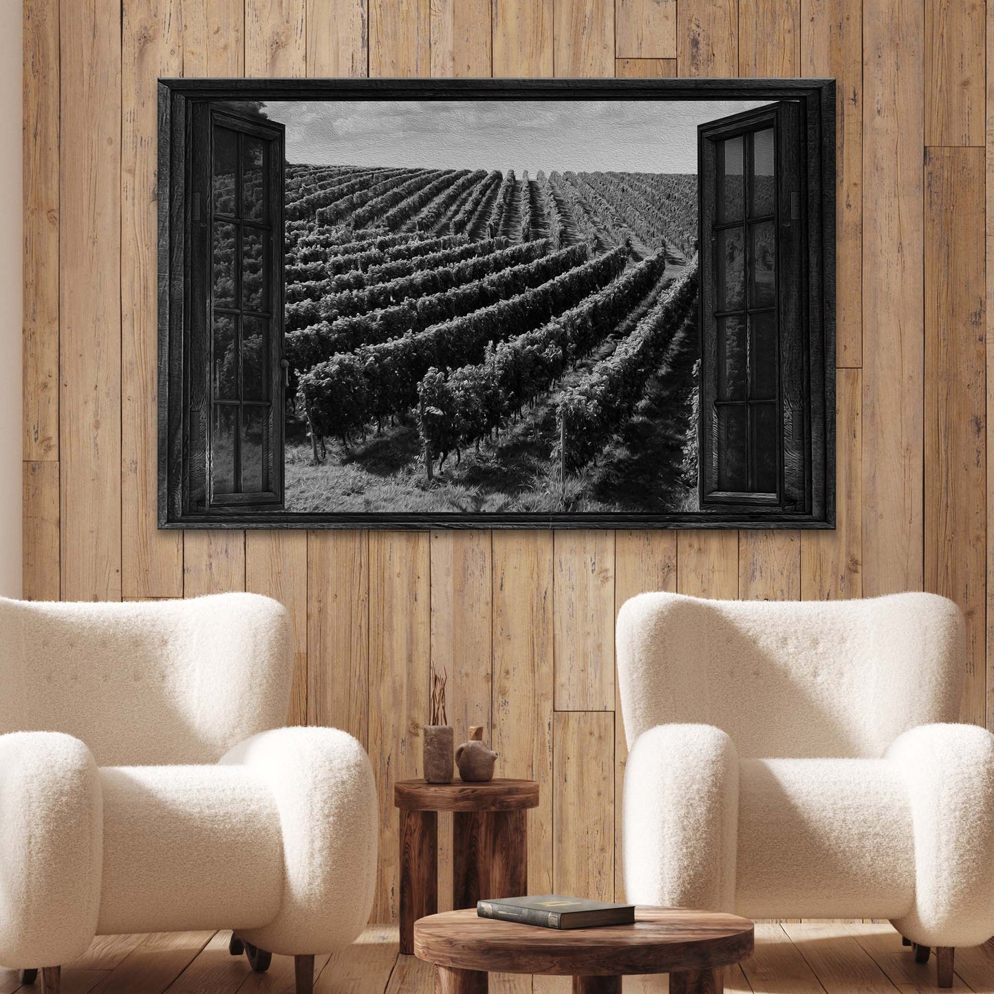 Vineyard Window II Style 2 - Image by Tailored Canvases