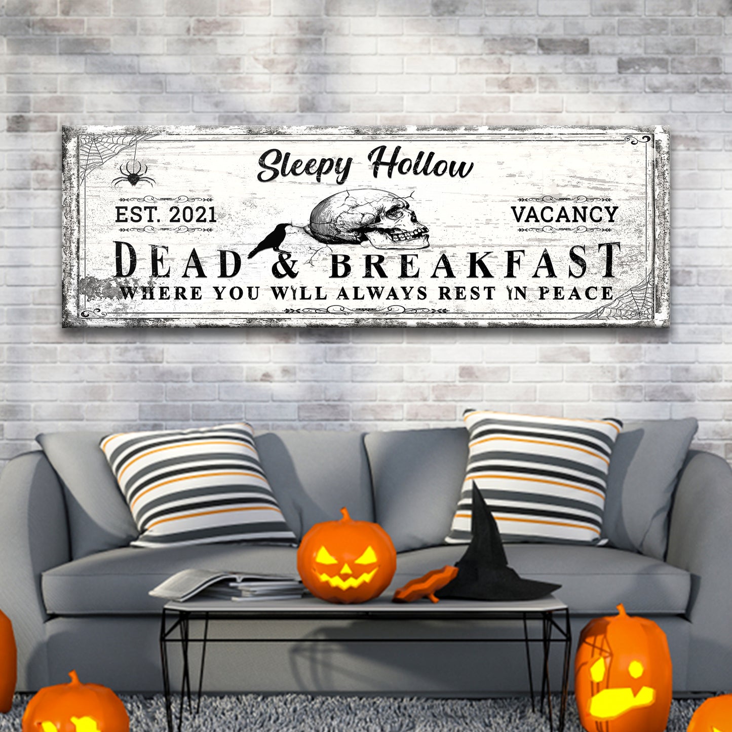 Sleepy Hollow Sign Style 2 - Image by Tailored Canvases