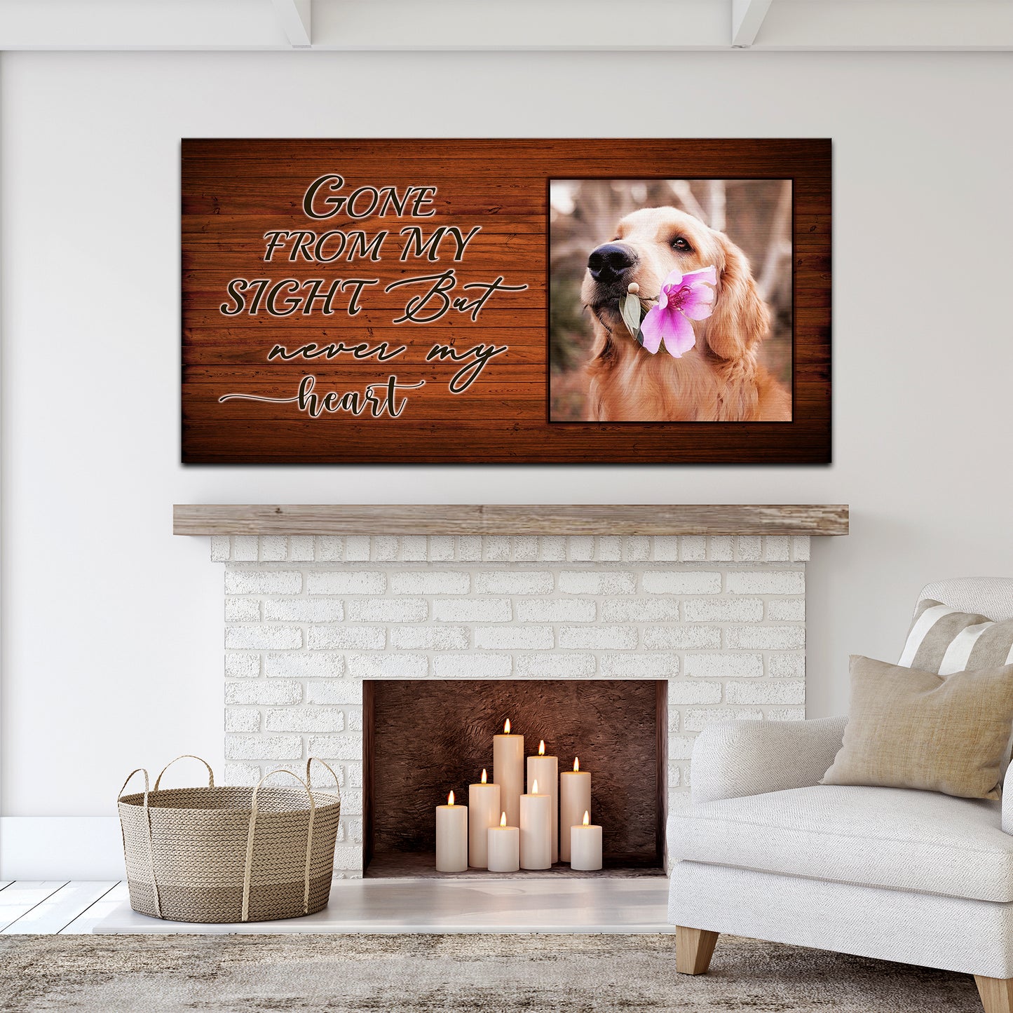 Pet Memorial Sign III Style 1 - Image by Tailored Canvases