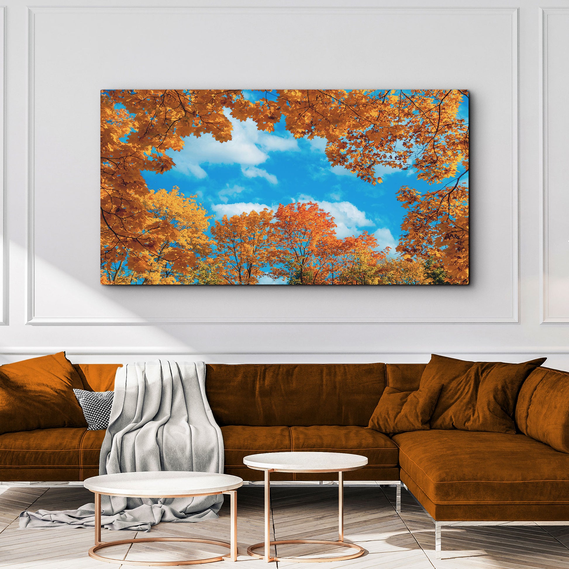 Trees From The Ground Point Canvas Wall Art Style 2 - Image by Tailored Canvases
