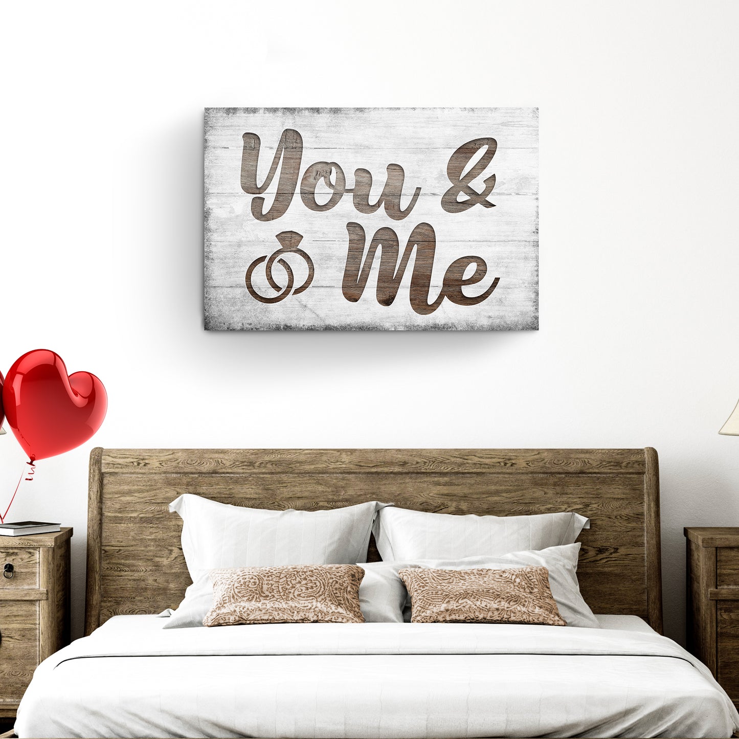 Valentine You And Me Sign - Image by Tailored Canvases