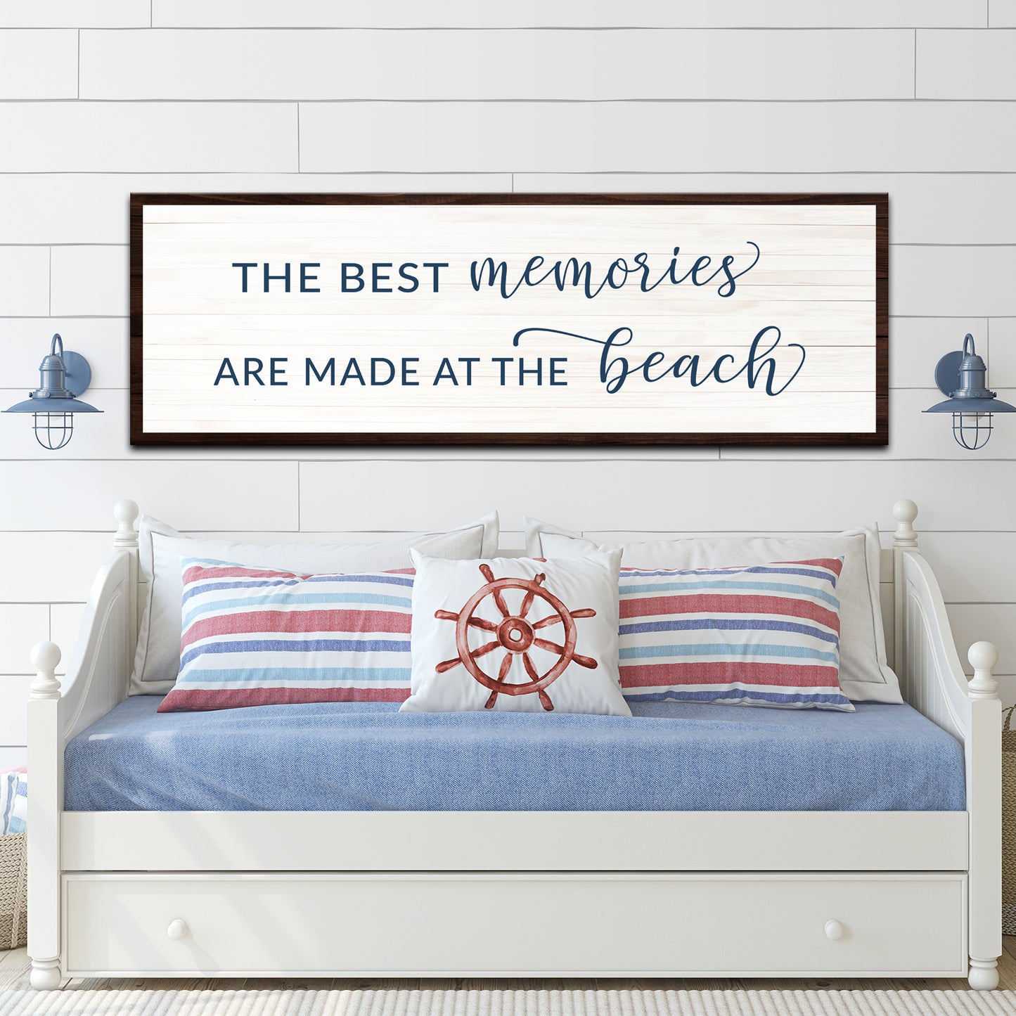 Best Memories at the Beach Sign Style 2 - Image by Tailored Canvases