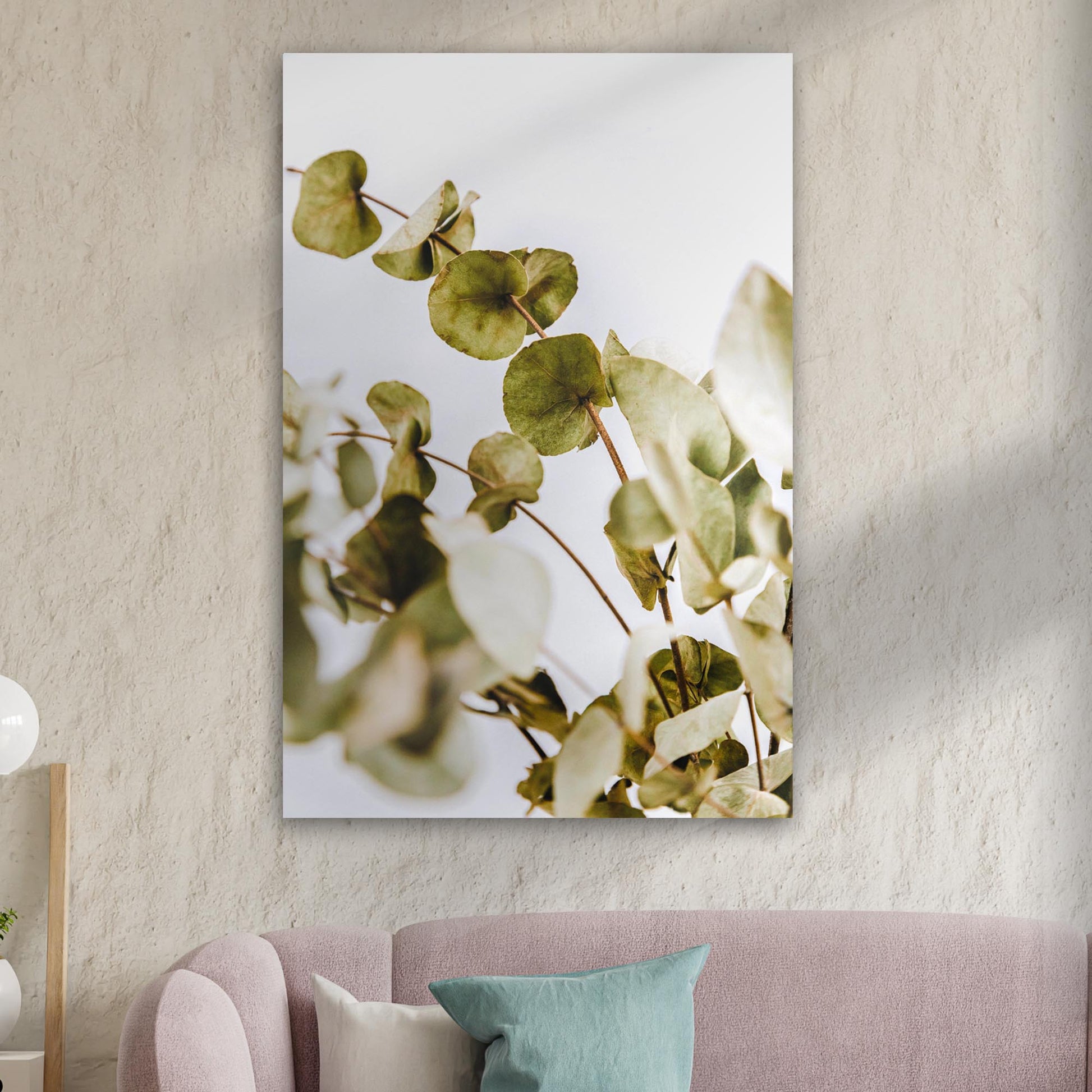 Dried Eucalyptus Canvas Wall Art - Image by Tailored Canvases