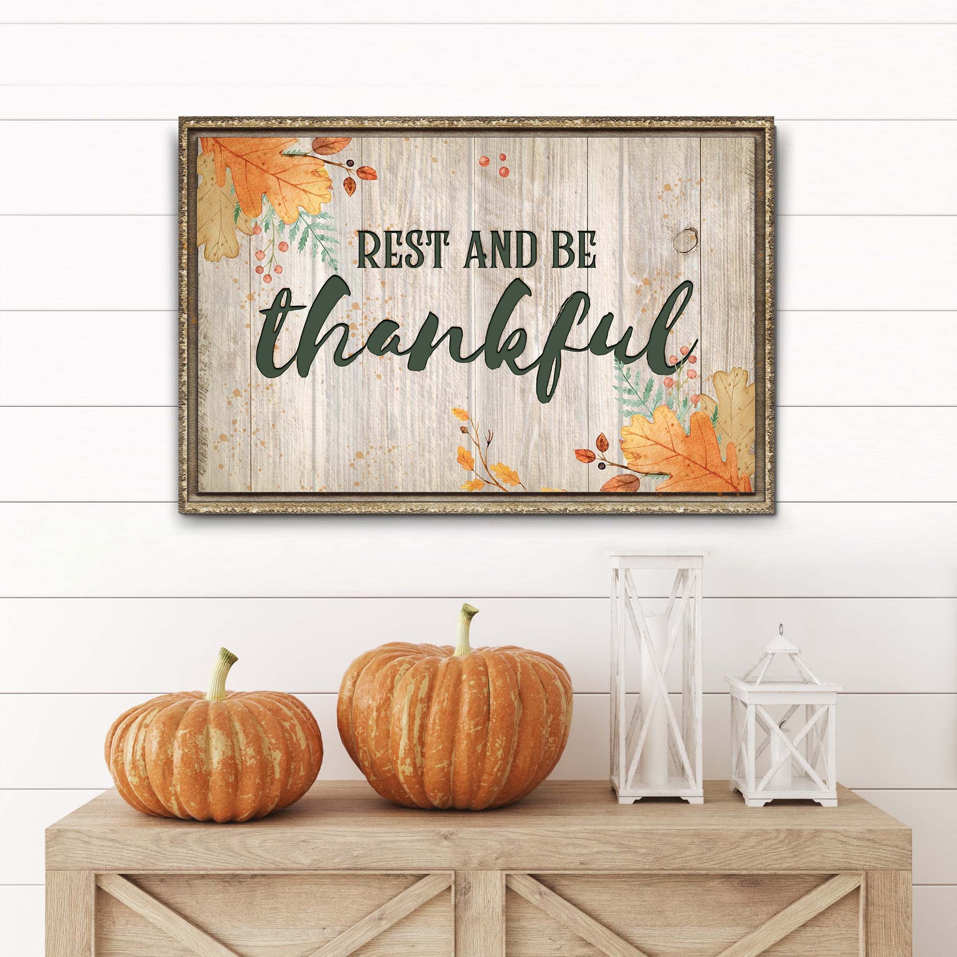 Rest And Be Thankful Sign II Style 2 - Image by Tailored Canvases