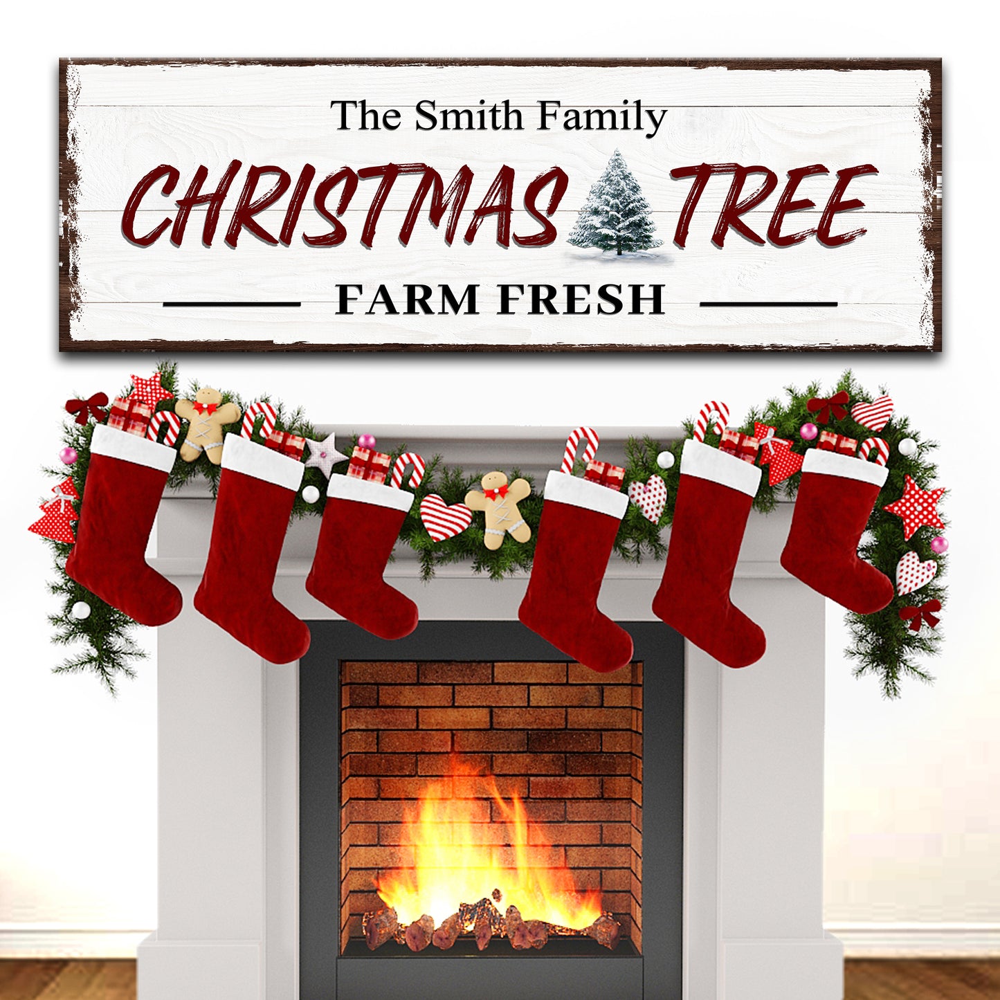 Christmas Tree Farm Sign Style 2 - Image by Tailored Canvases
