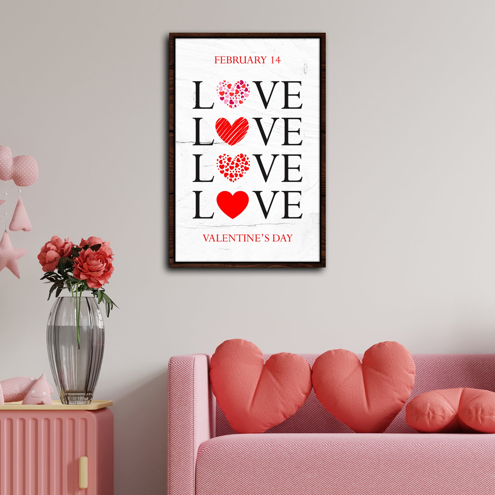 Valentines Day Sign VIII - Image by Tailored Canvases