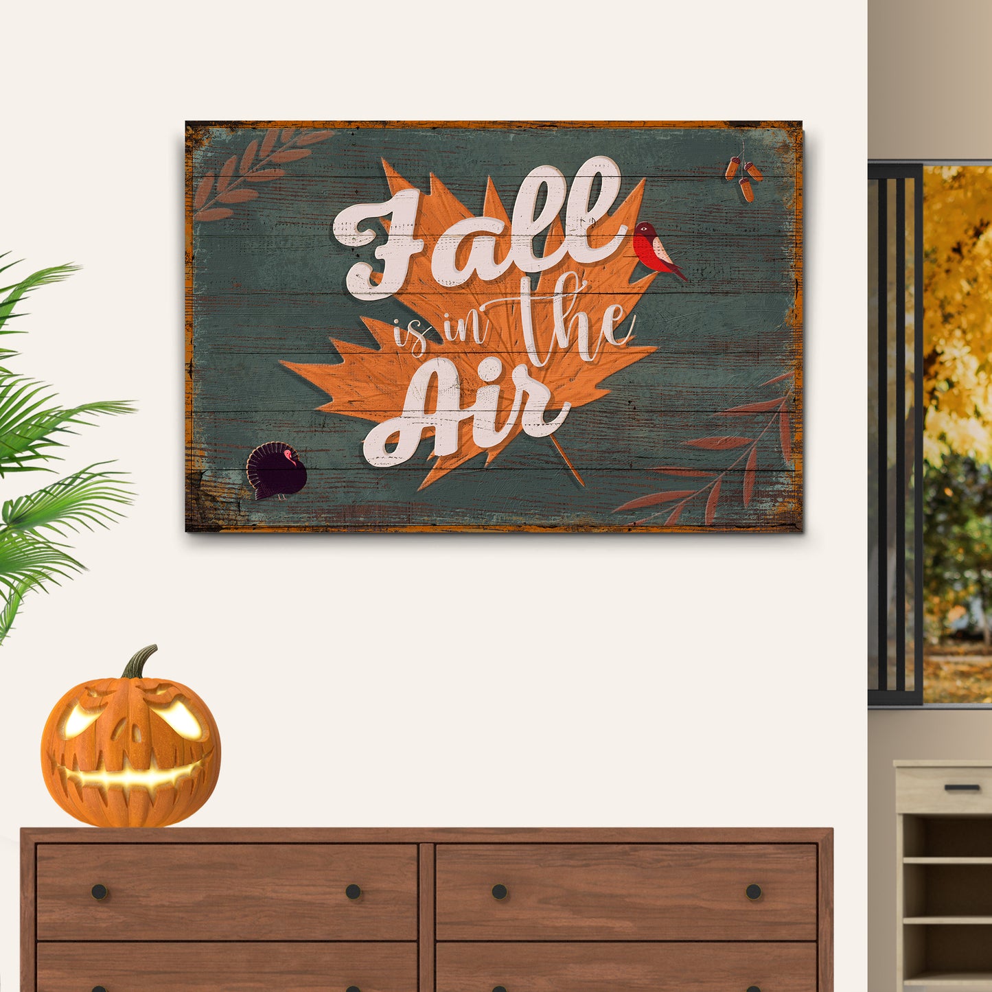 Fall Is In The Air Sign II Style 2 - Image by Tailored Canvases