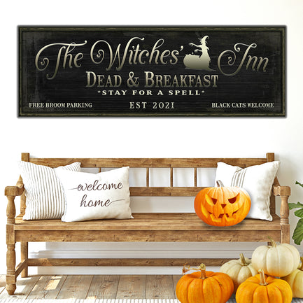 The Witches Inn Sign - Image by Tailored Canvases